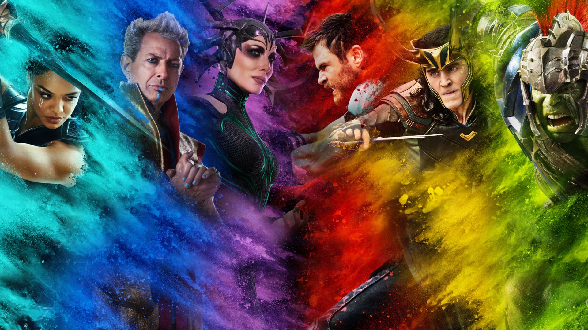 Wallpaper Thor: ragnarok, movie, colorful, art