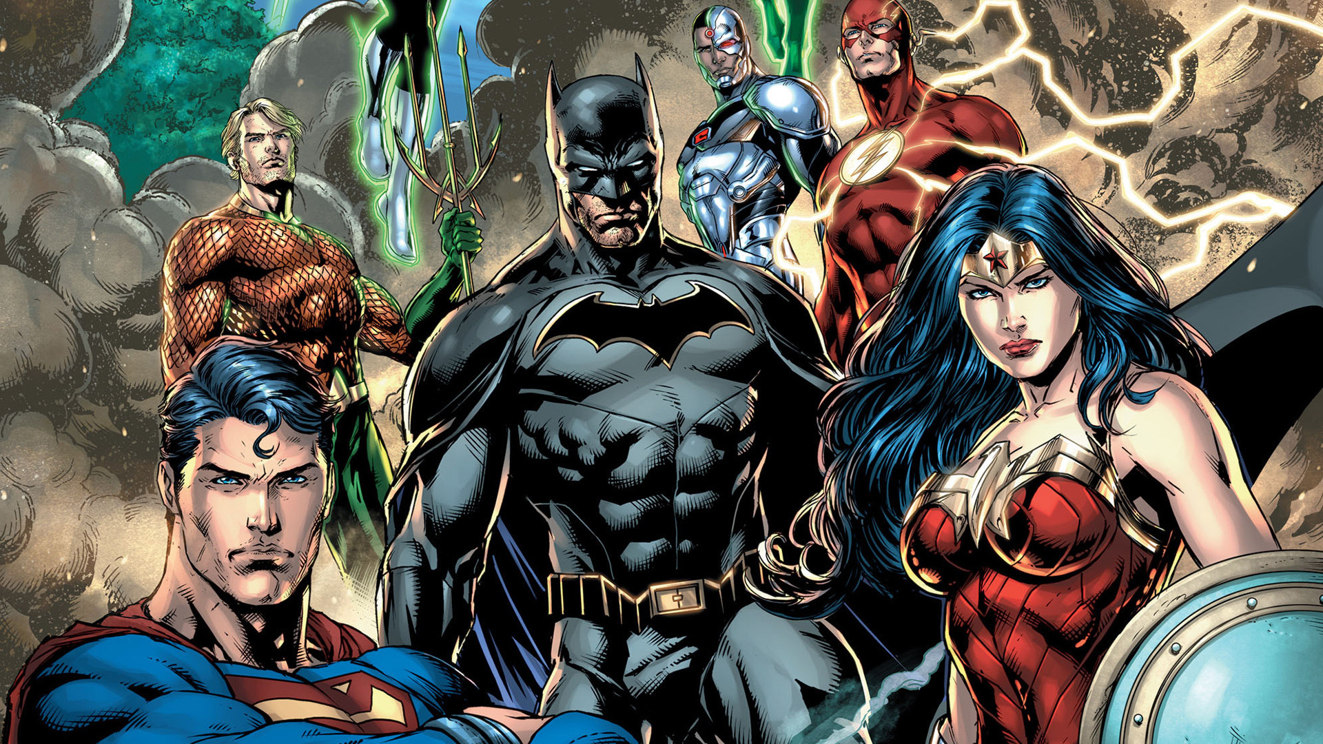 Wallpaper Justice league, dc comics, all heroes