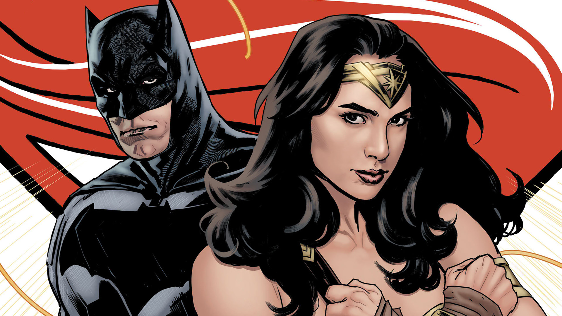 Desktop Wallpaper Batman Wonder Woman Justice League Fan Art Hd Image Picture Background