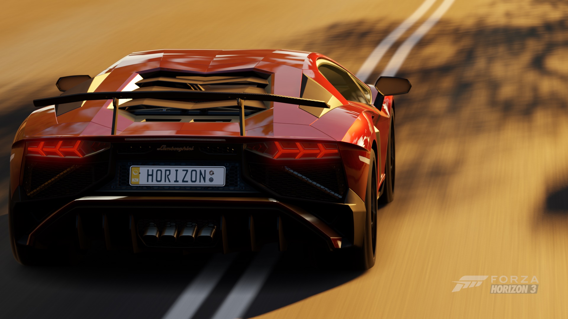 Wallpaper Lamborghini Aventador, Forza Horizon 3, 2016 game