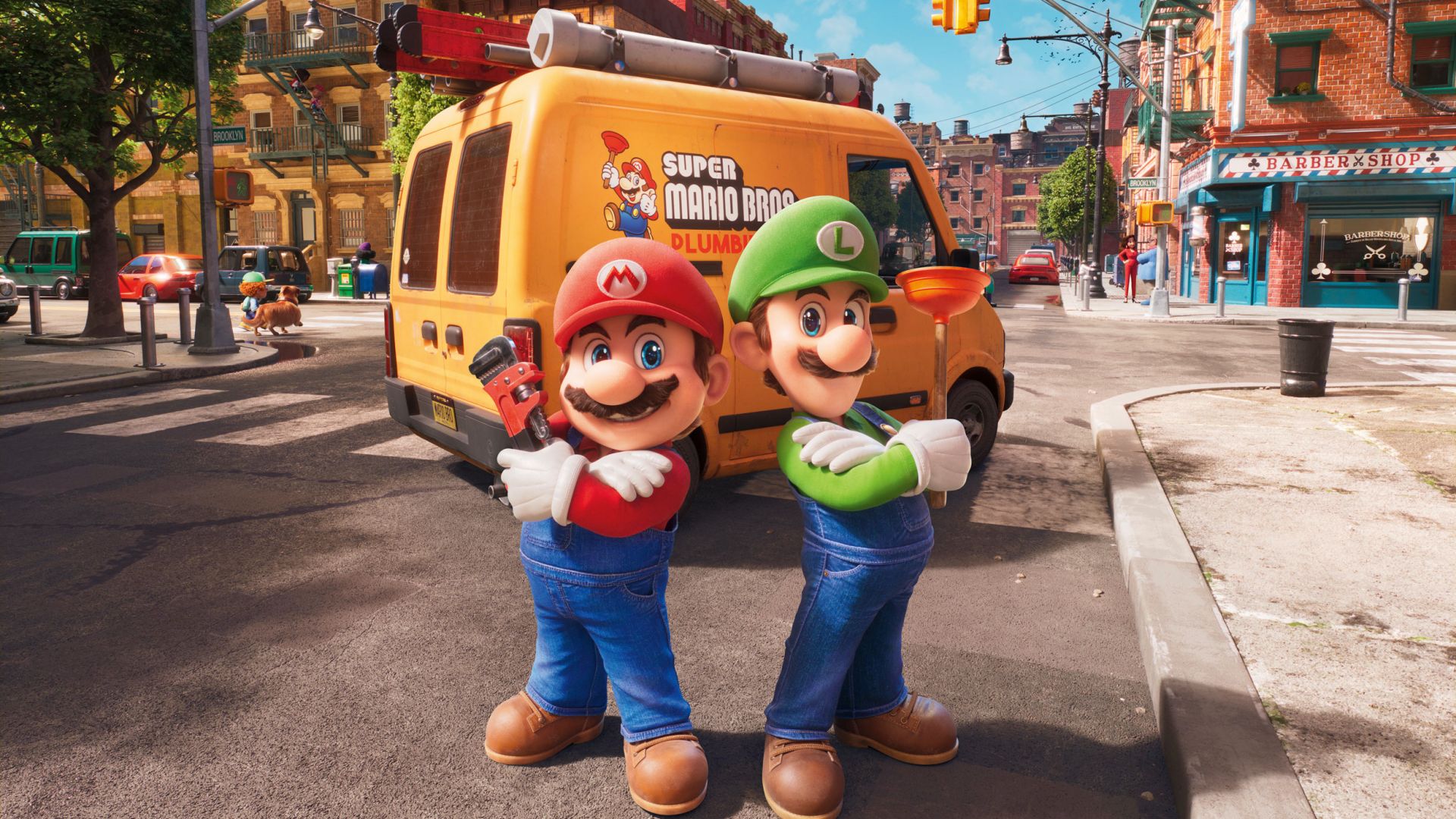 Wallpaper The Super Mario Bros. Movie, 2023, game movie