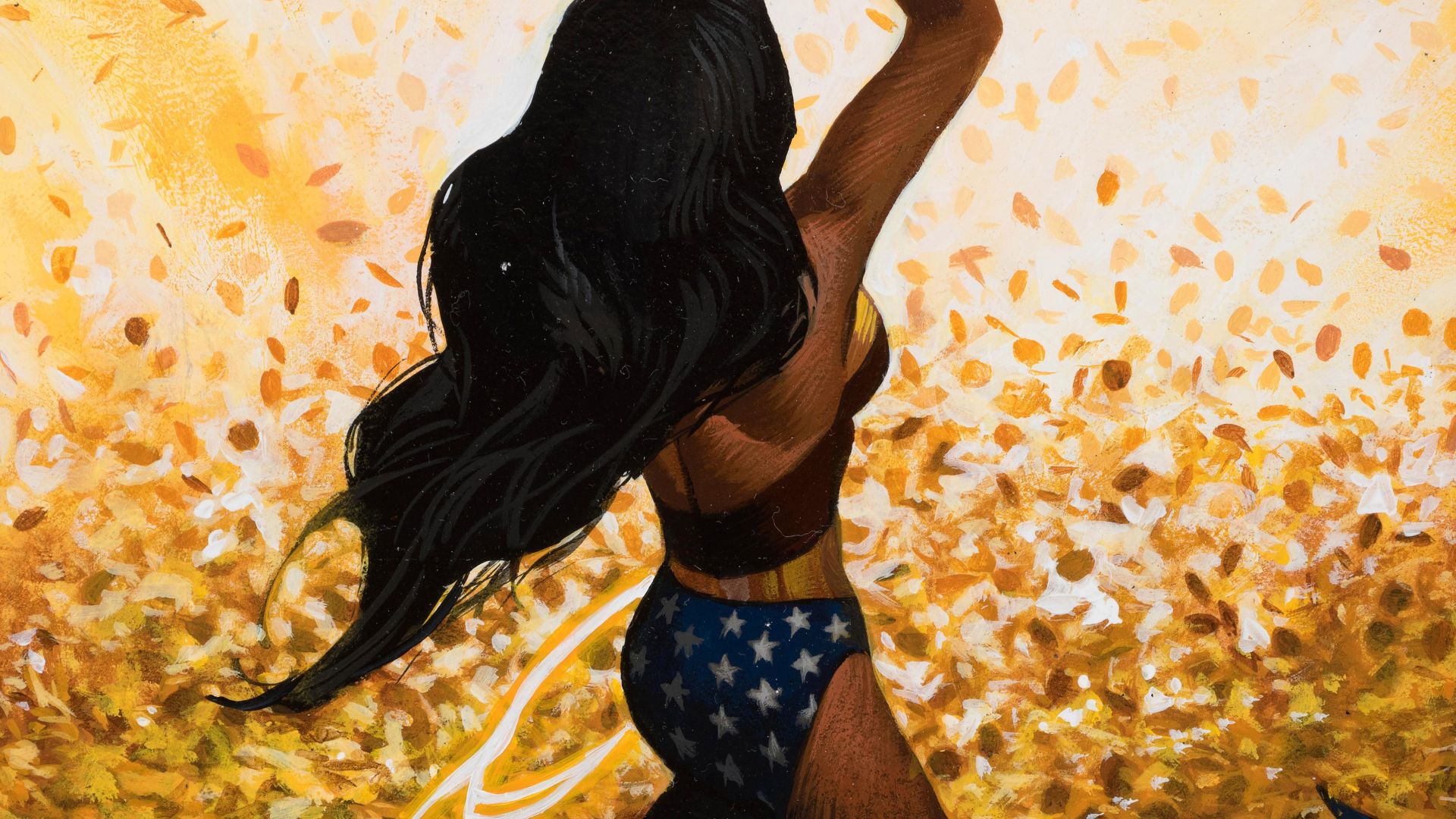 Wallpaper Wonder woman, superhero, 4k, artwork