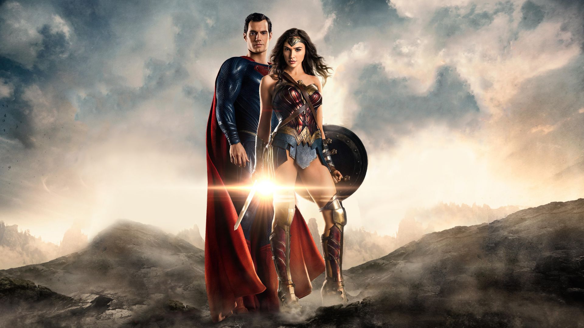 Wallpaper Justice league, superman, wonder woman, superhero, 4k