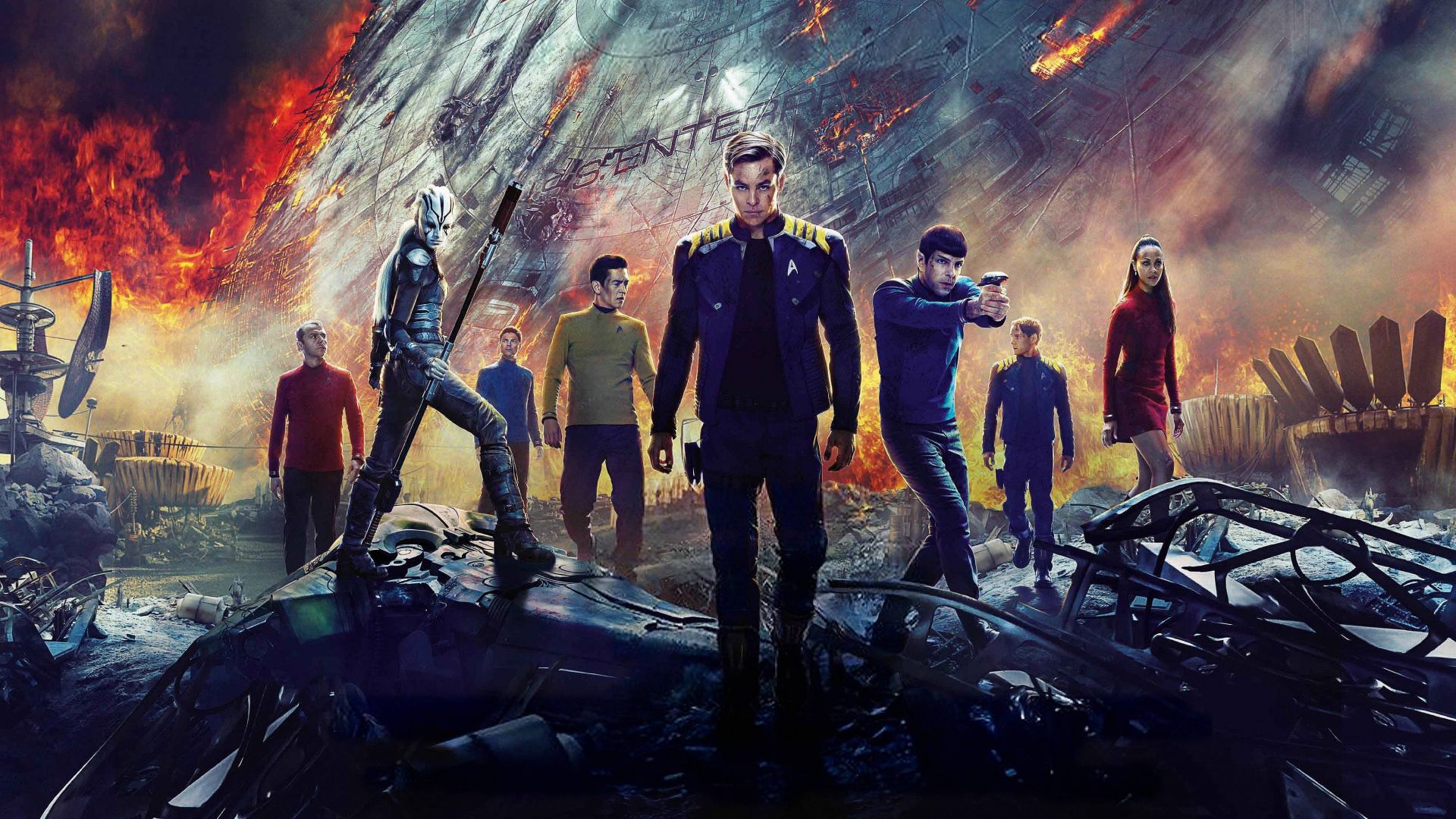 Wallpaper Star Trek Beyond, 2016 movie, 4k, cast