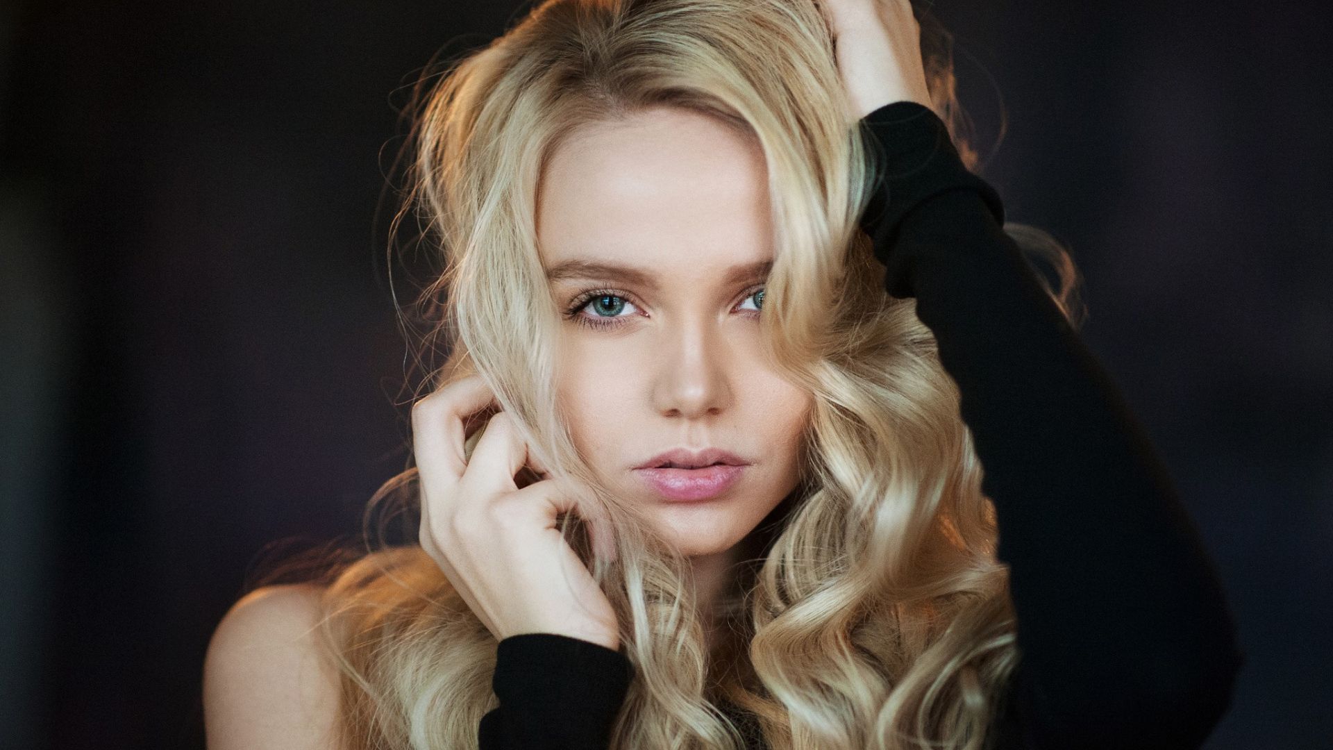 Wallpaper Maria popova, model, blonde
