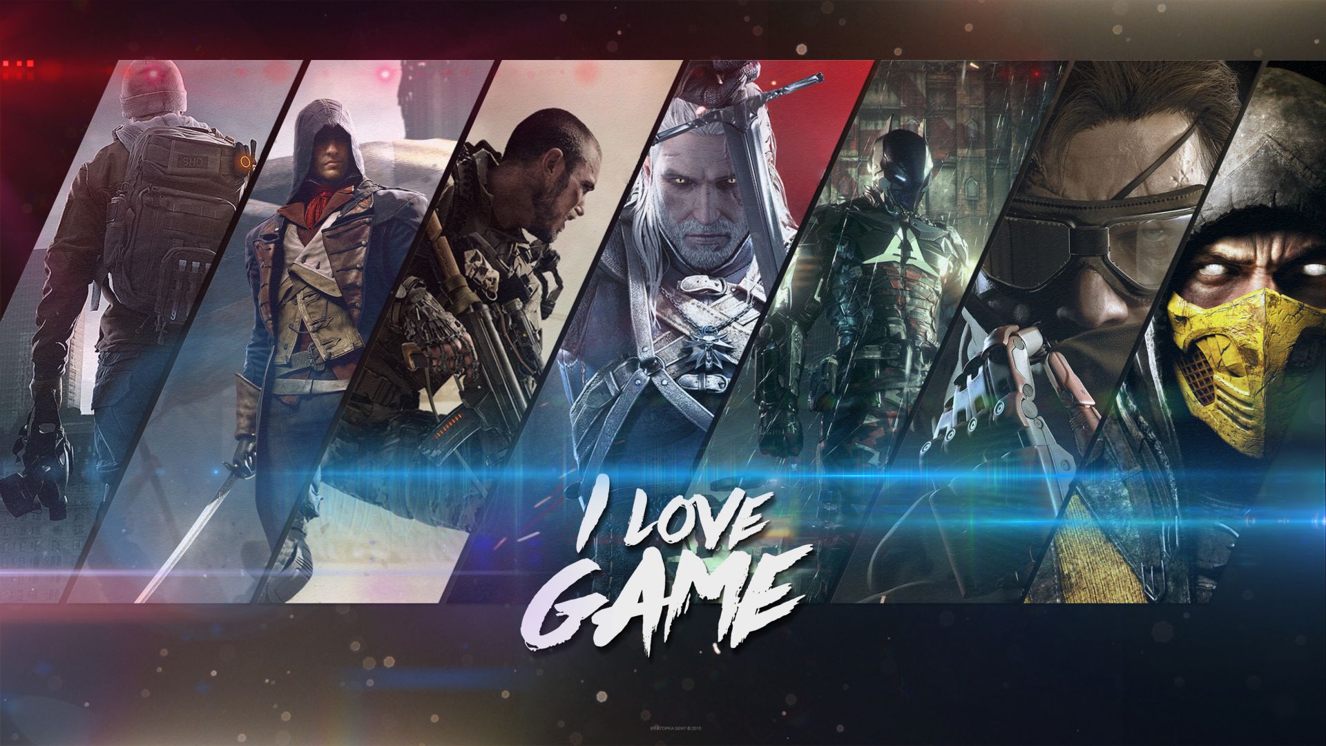 Wallpaper I love game, gaming, video games