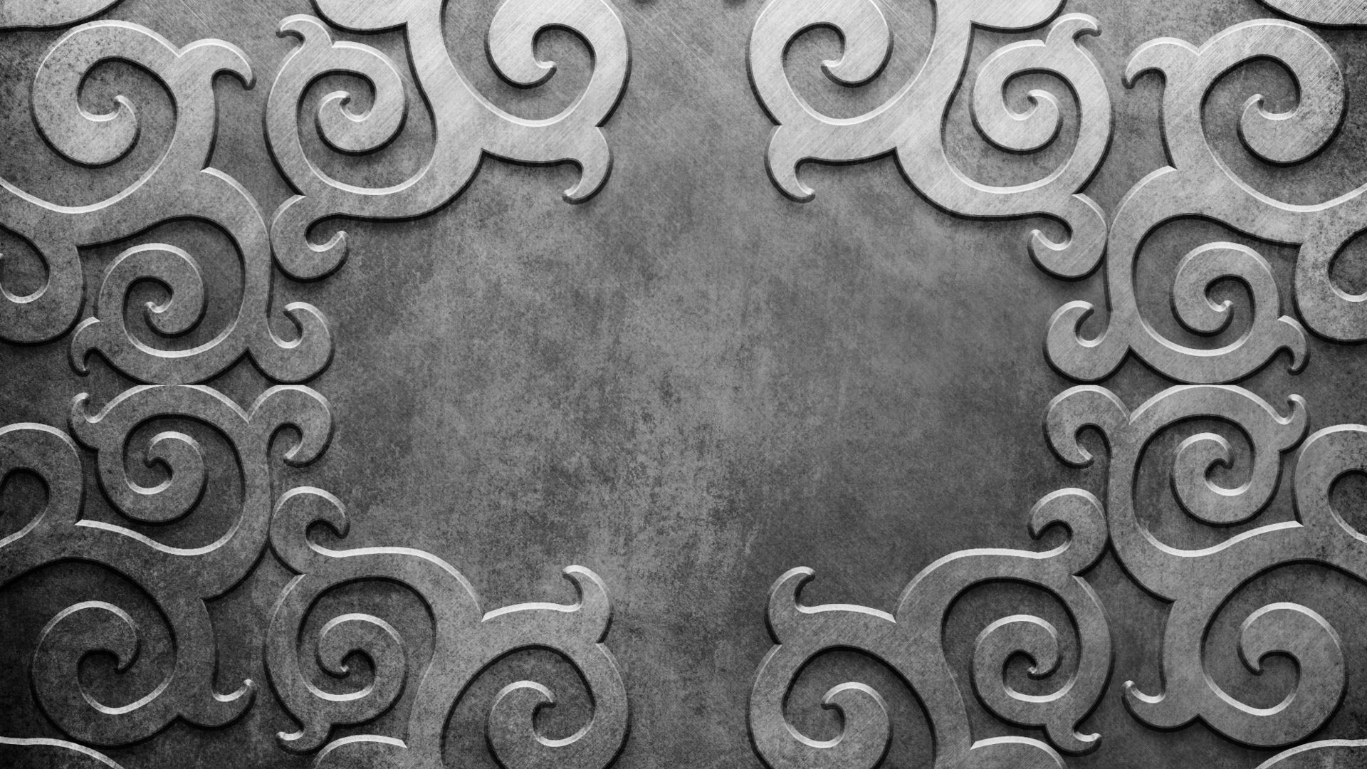 Wallpaper Metal patterns lines silver background