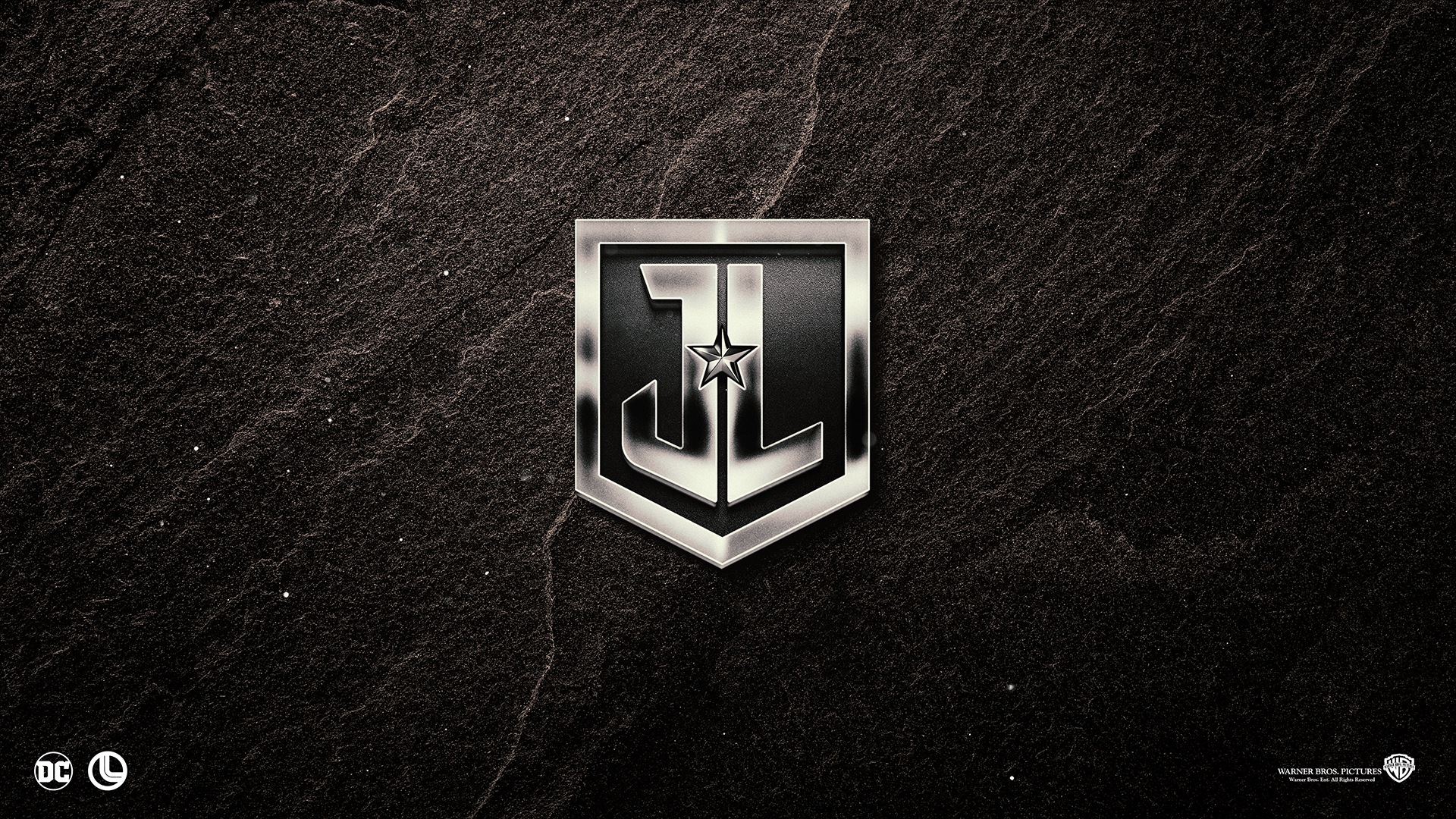 Wallpaper Justice league movie logo, 2017 movie