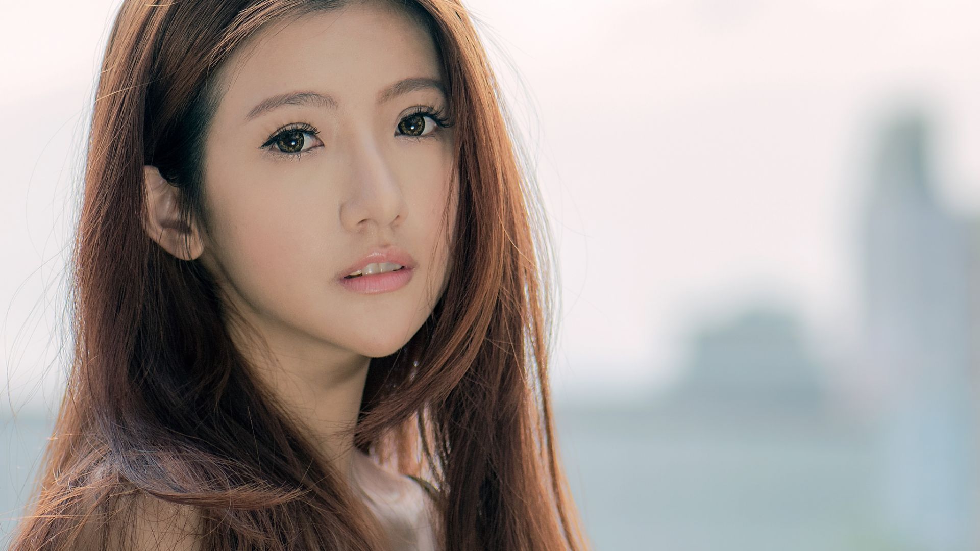 Wallpaper Cute, Face of Asian woman