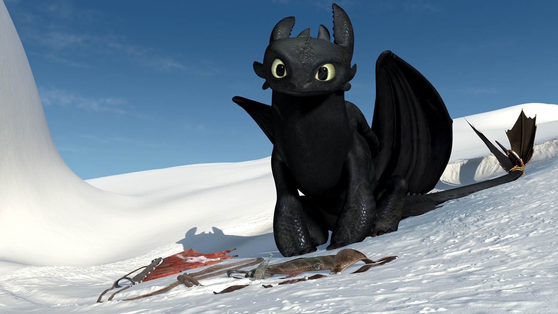 Wallpaper Toothless, Dragon, How to Train Your Dragon movie