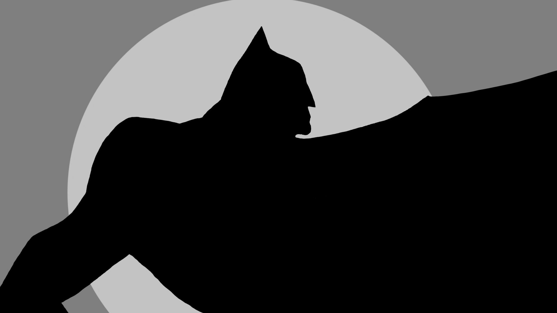 Wallpaper Batman, minimalism, dark, 5k