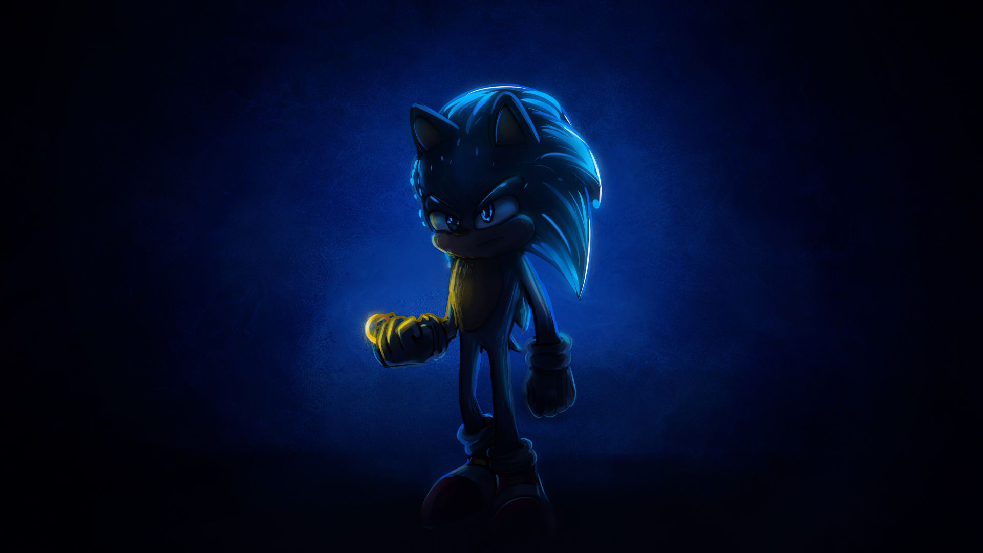 Desktop Wallpaper Sonic The Hedgehog, 2020 Movie, Artwork, Hd Image,  Picture, Background, A26950