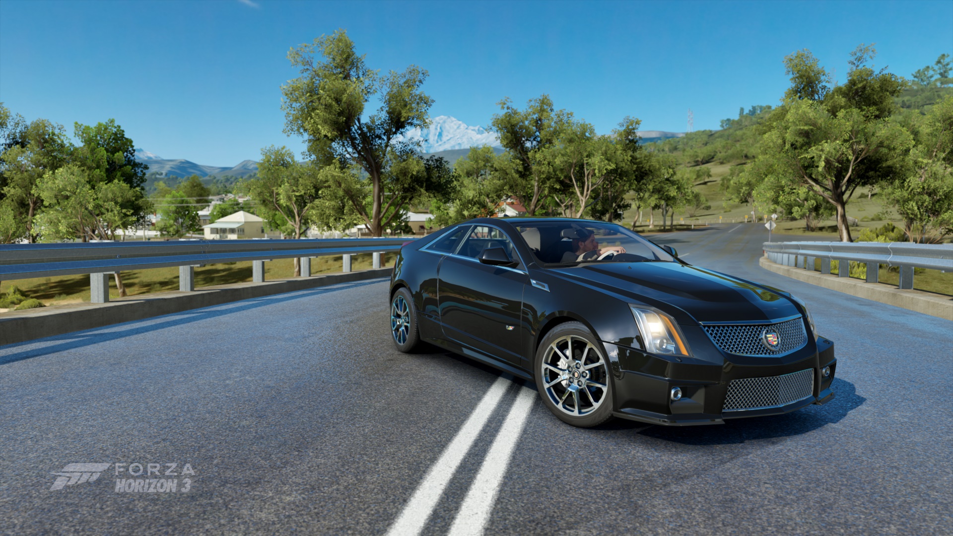 Wallpaper Cadillac, car, Forza Horizon 3, video game