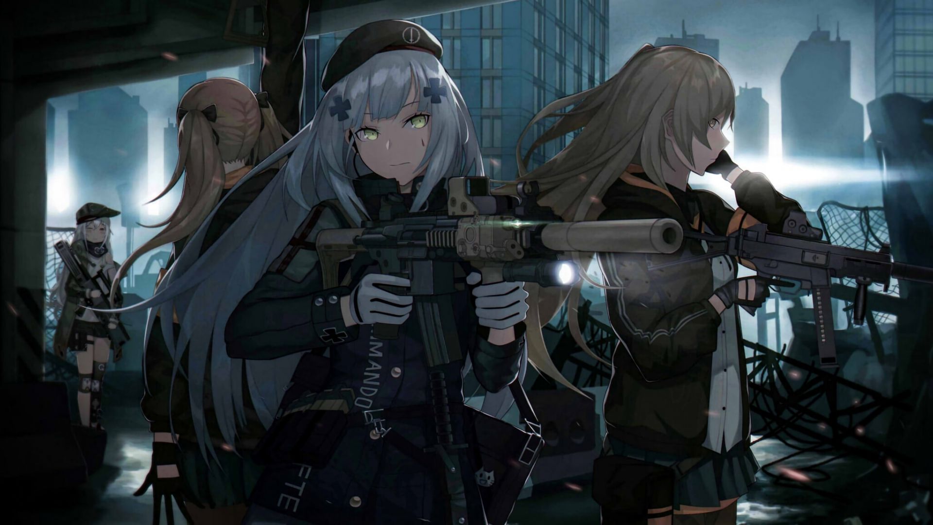 Desktop Wallpaper Girls Frontline, Anime Girls With Gun ...