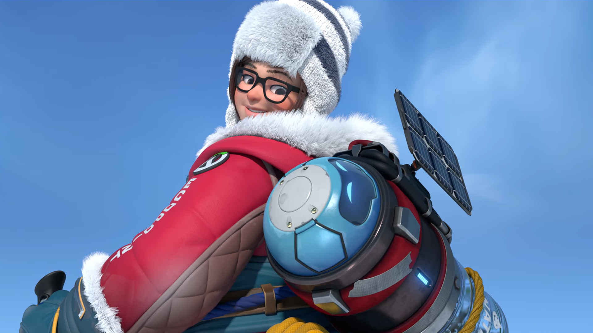 Wallpaper Overwatch, game, mei, smile