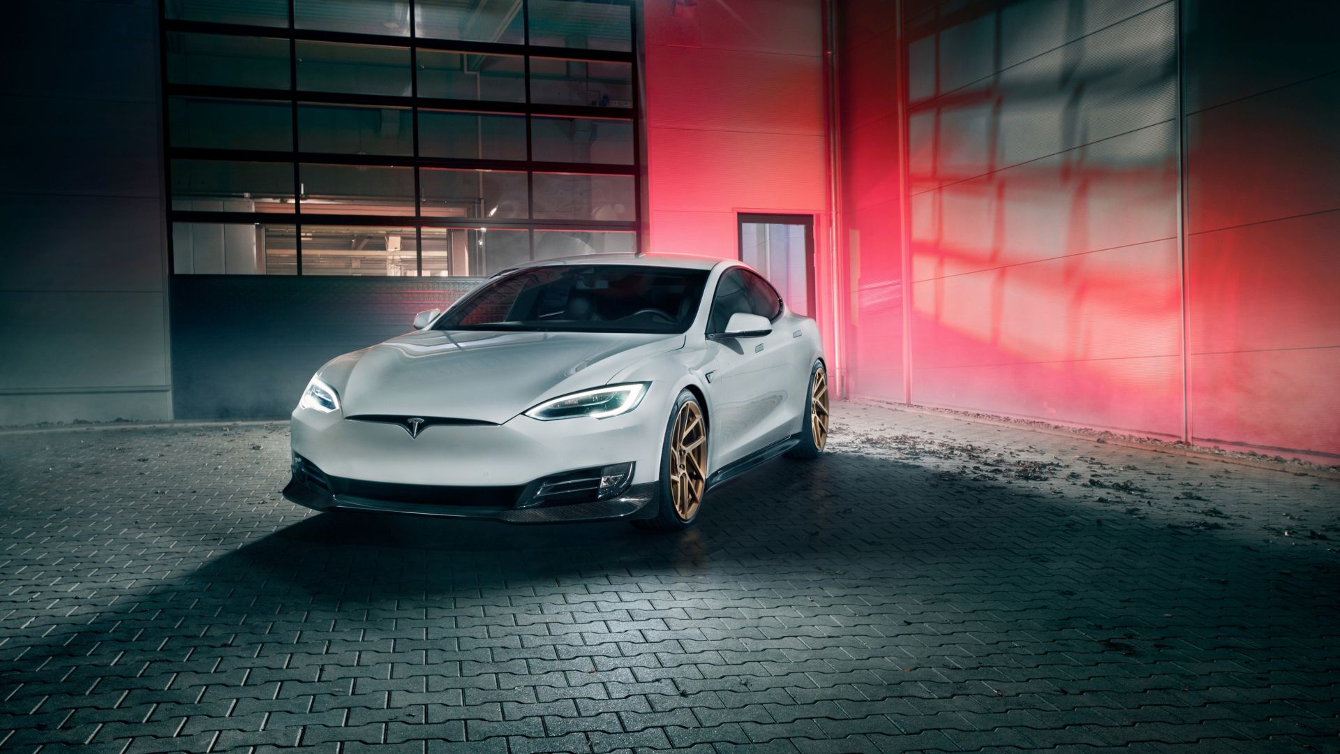 Wallpaper 2017 NOVITEC - Tesla Model S, luxury car, front, 4k