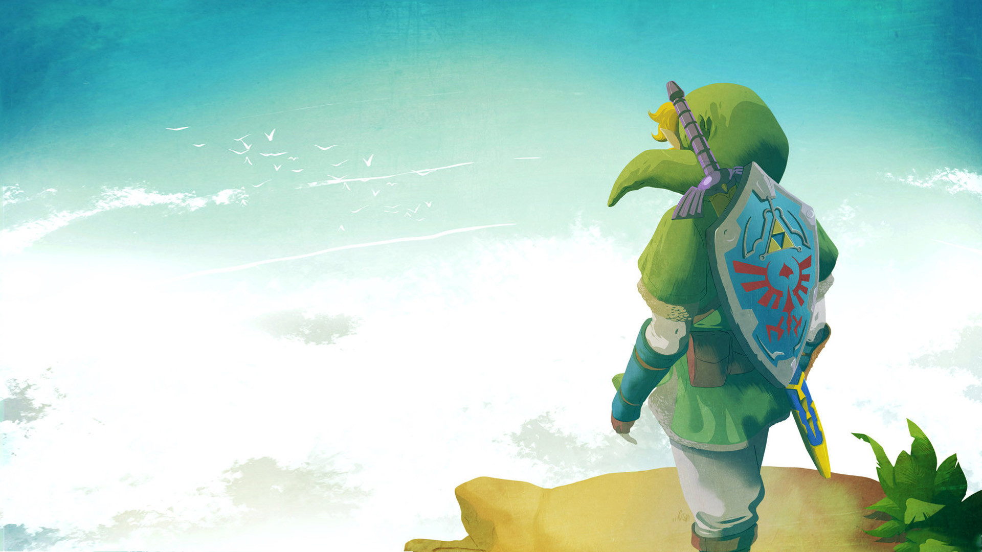 Wallpaper The Legend of Zelda, video game, link, warrior