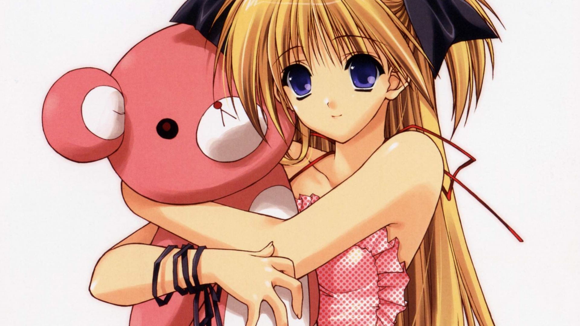 Anime Hug GIF  Anime Hug Teddy Bear  Discover  Share GIFs
