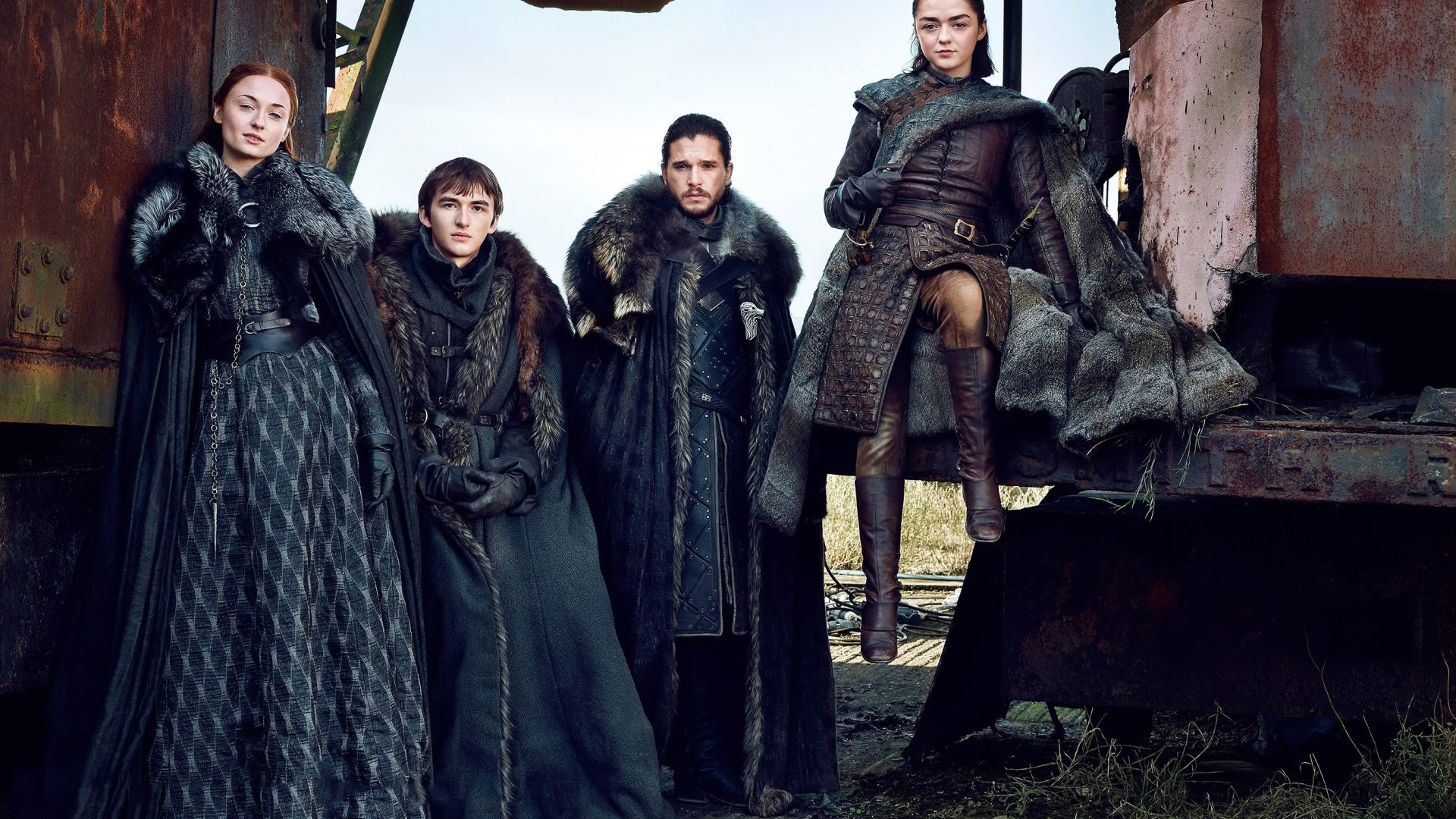 Wallpaper Stark Family, game of thrones, tv show