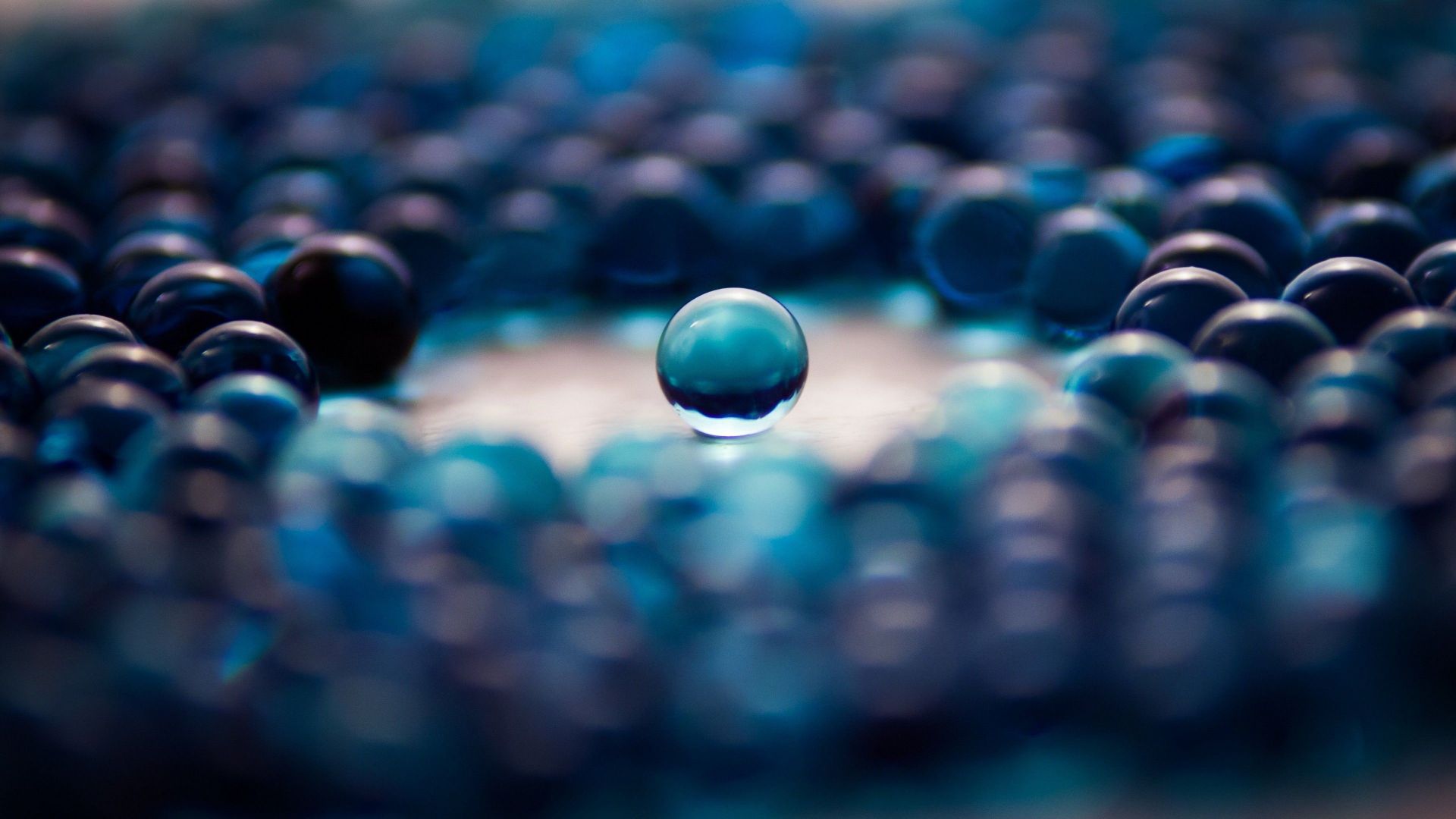 Wallpaper Pebbles, blur, blue