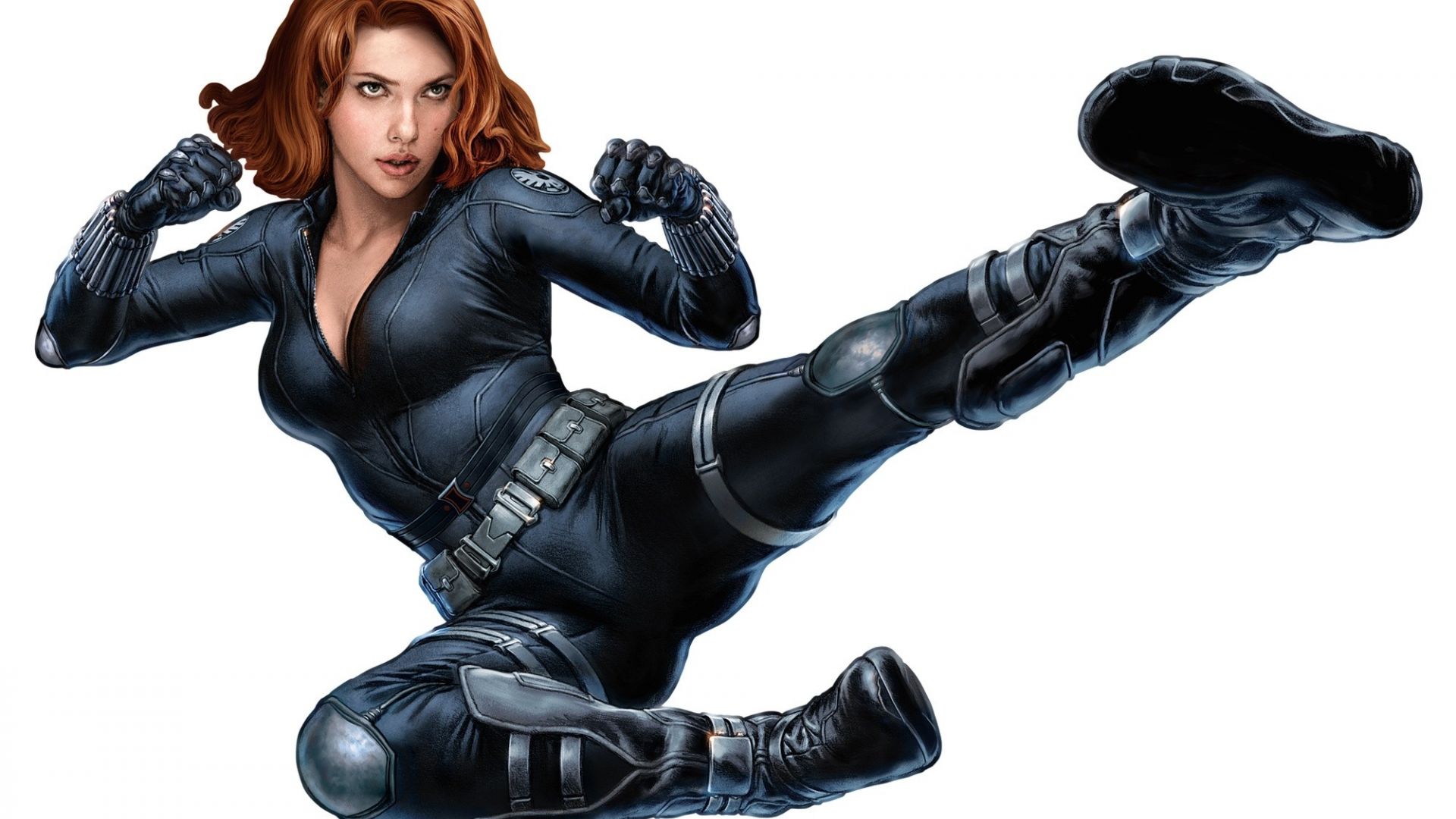 Desktop Wallpaper Scarlett Johansson As Black Widow, Marvel Comics, Hd Image,  Picture, Background, Apzwkj