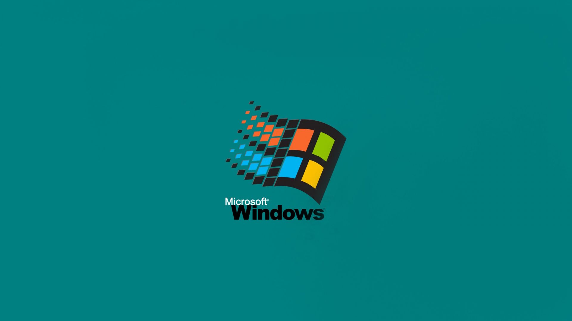 Wallpaper Microsoft windows logo