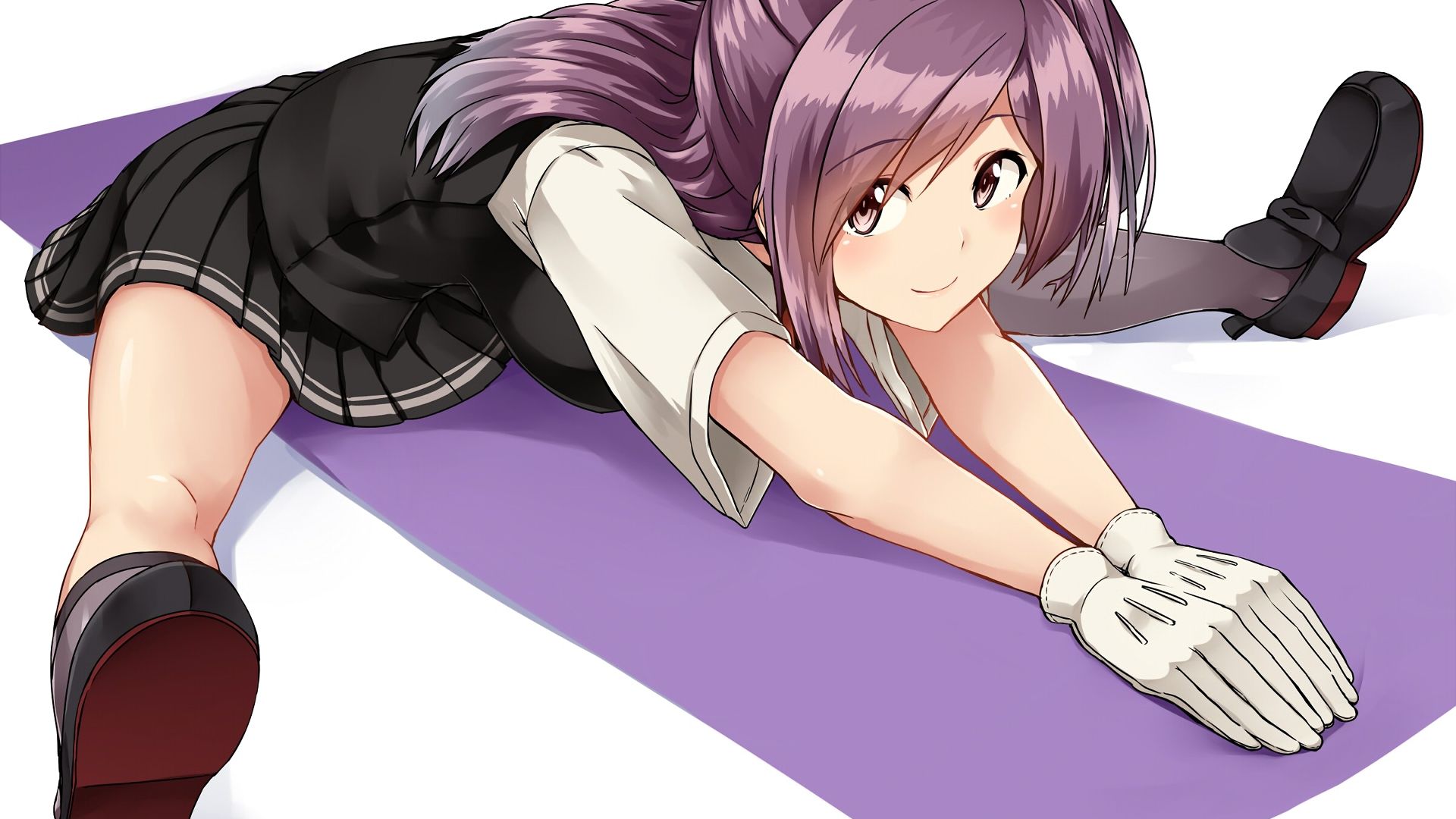 Wallpaper Yoga, Hagikaze, kancolle, anime girl