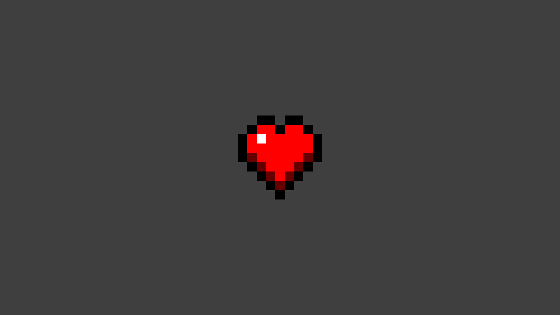 Wallpaper Heart, pixel artwork