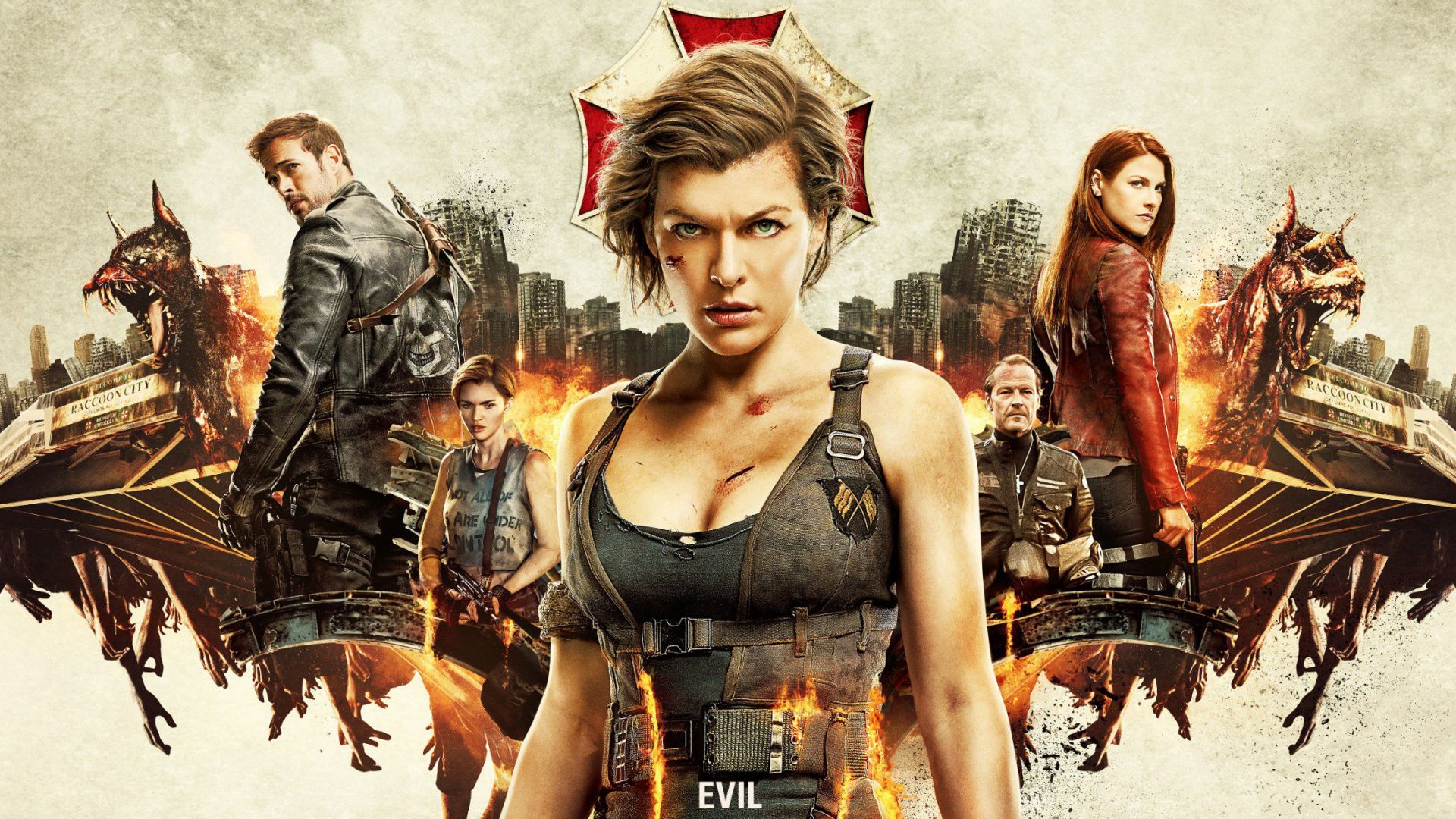 Wallpaper Resident evil the final chapter 2016 movie