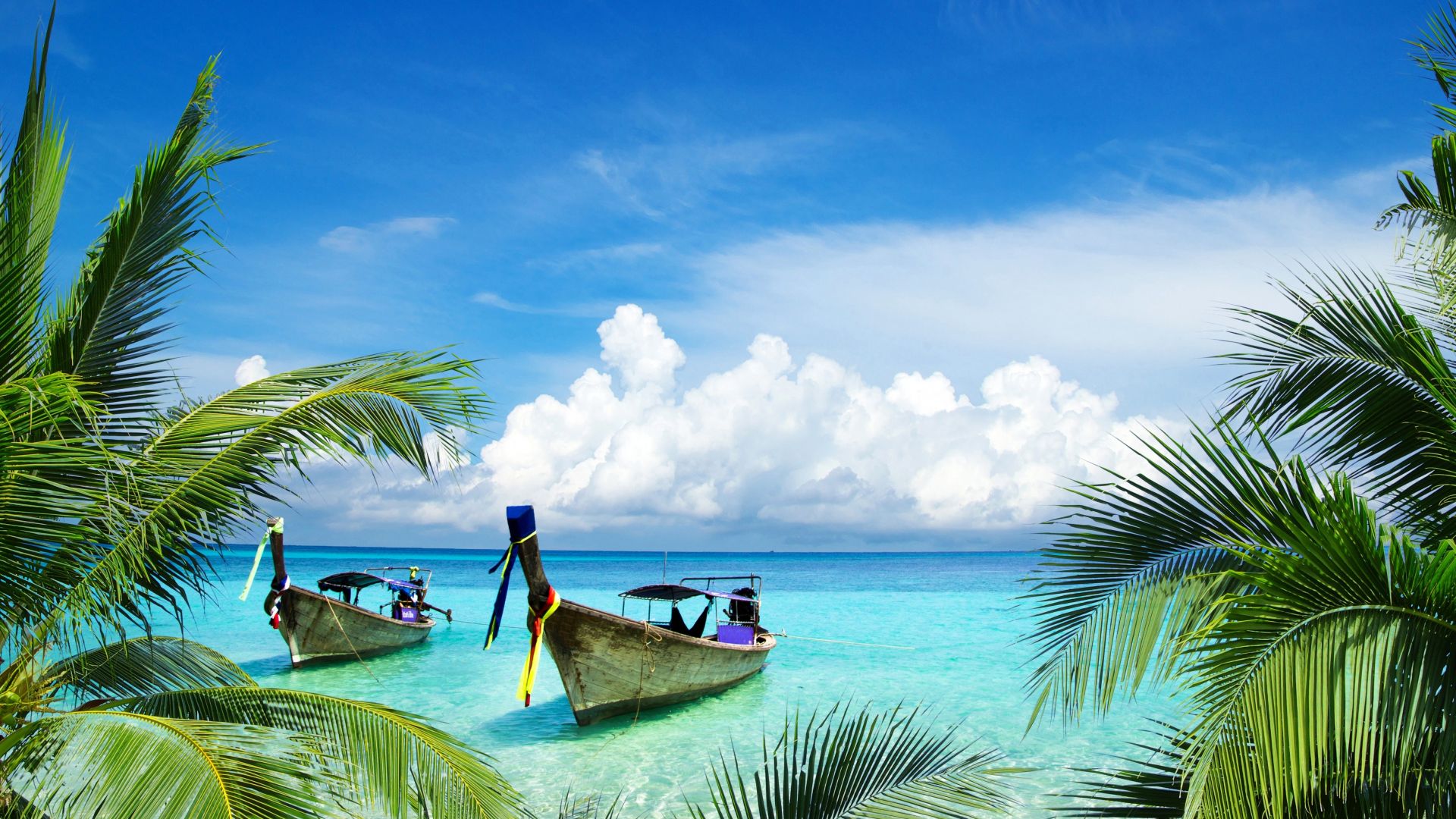 Desktop Wallpaper Tropical Sea Beach, Hd Image, Picture, Background, B Uiuq