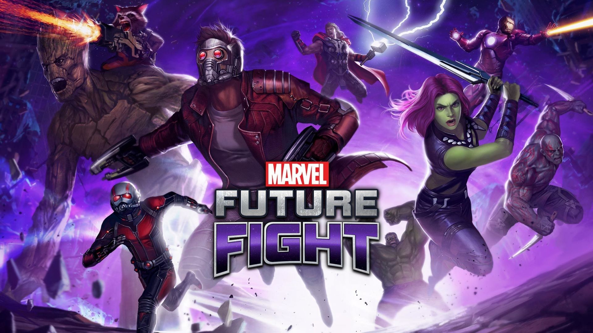 Wallpaper Marvel: Future Fight, online game, superhero