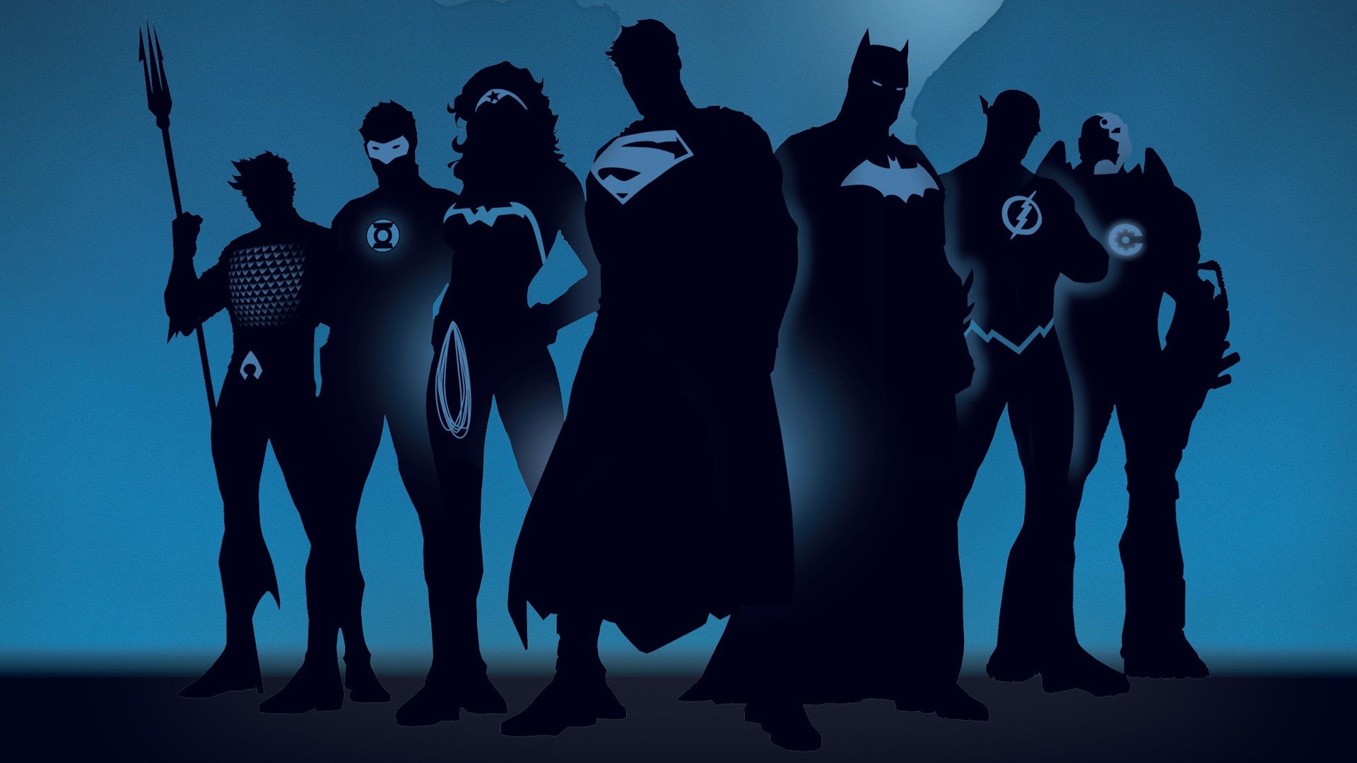 Wallpaper Justice league, superheros team artwork