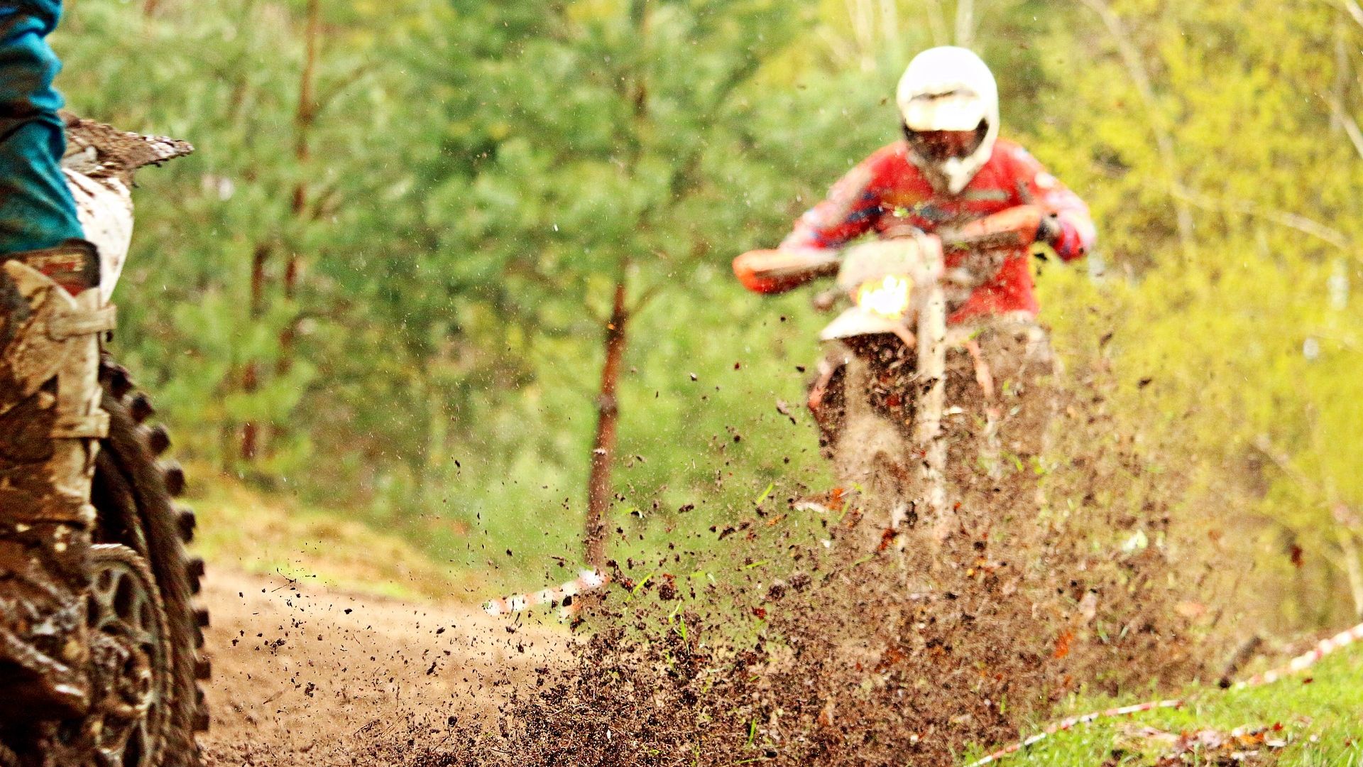 Wallpaper Motocross, race, bike, dirt, riders