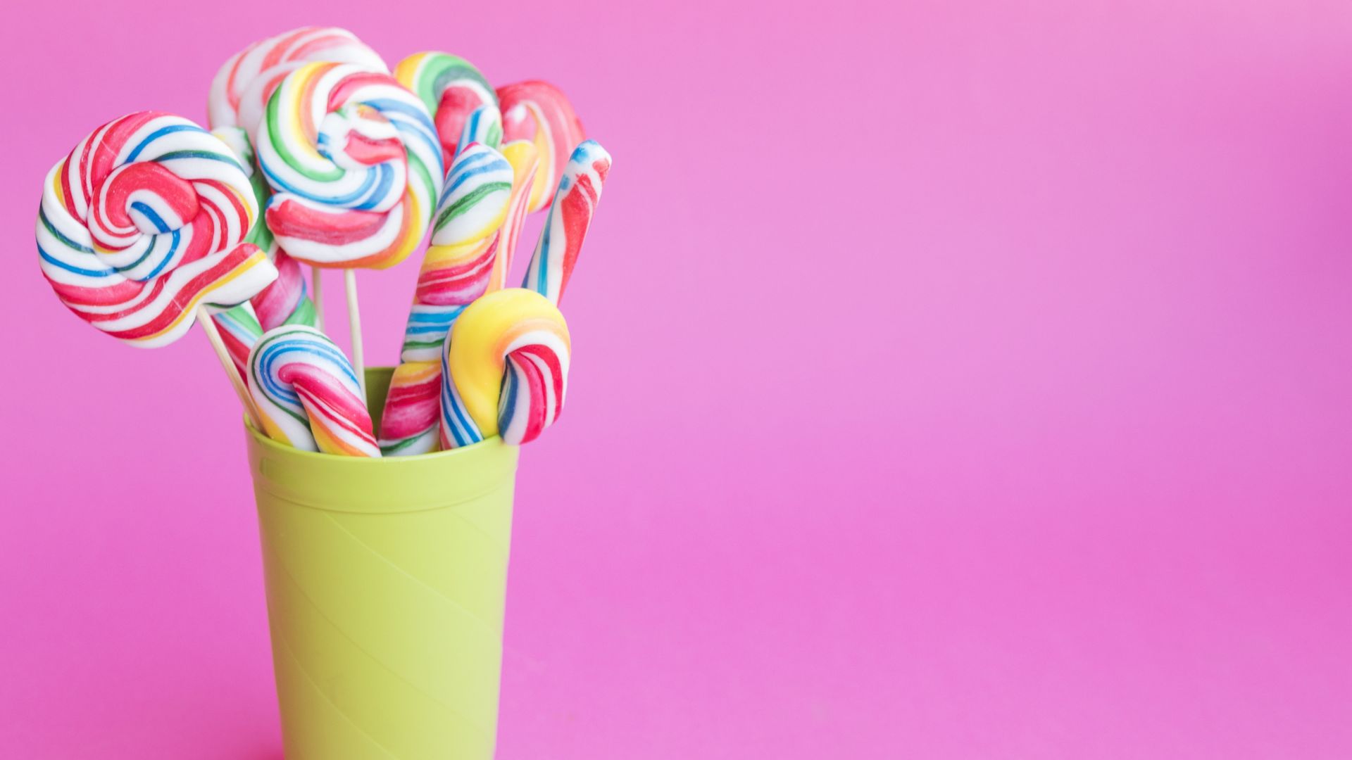 Desktop Wallpaper Lollipops, Colorful, Candies, Hd Image, Picture,  Background, B405f1