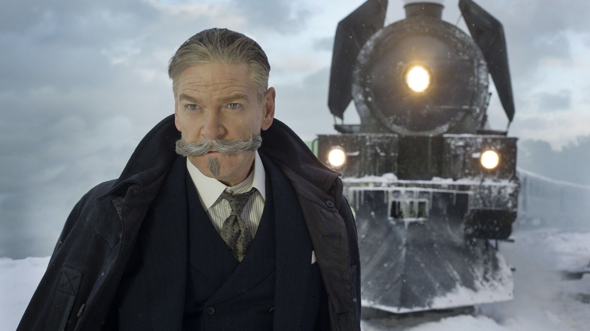 Wallpaper Murder on the Orient Express, 2017 movie, train, Kenneth Branagh