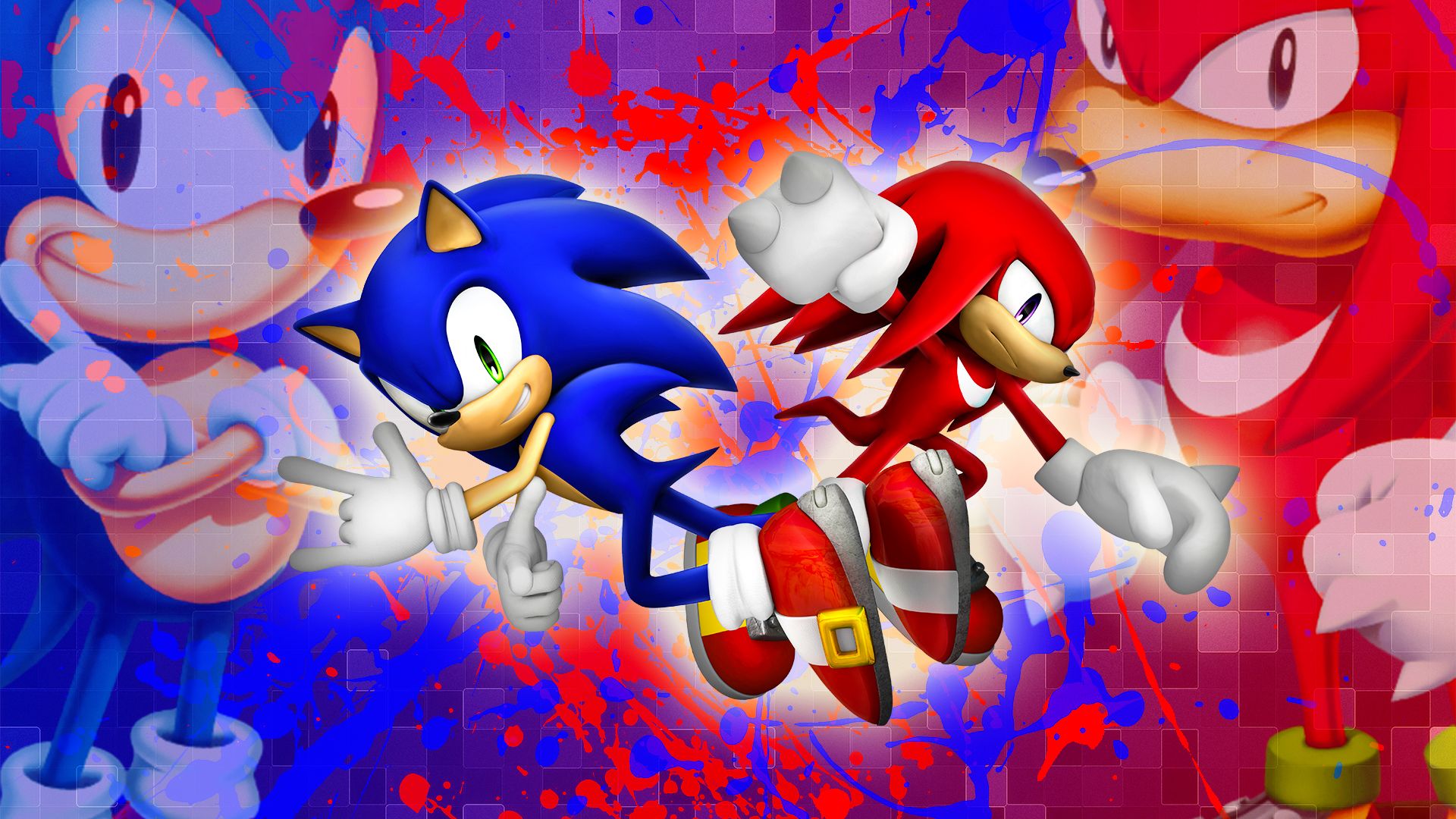 Wallpaper Sonic the hedgehog, video game