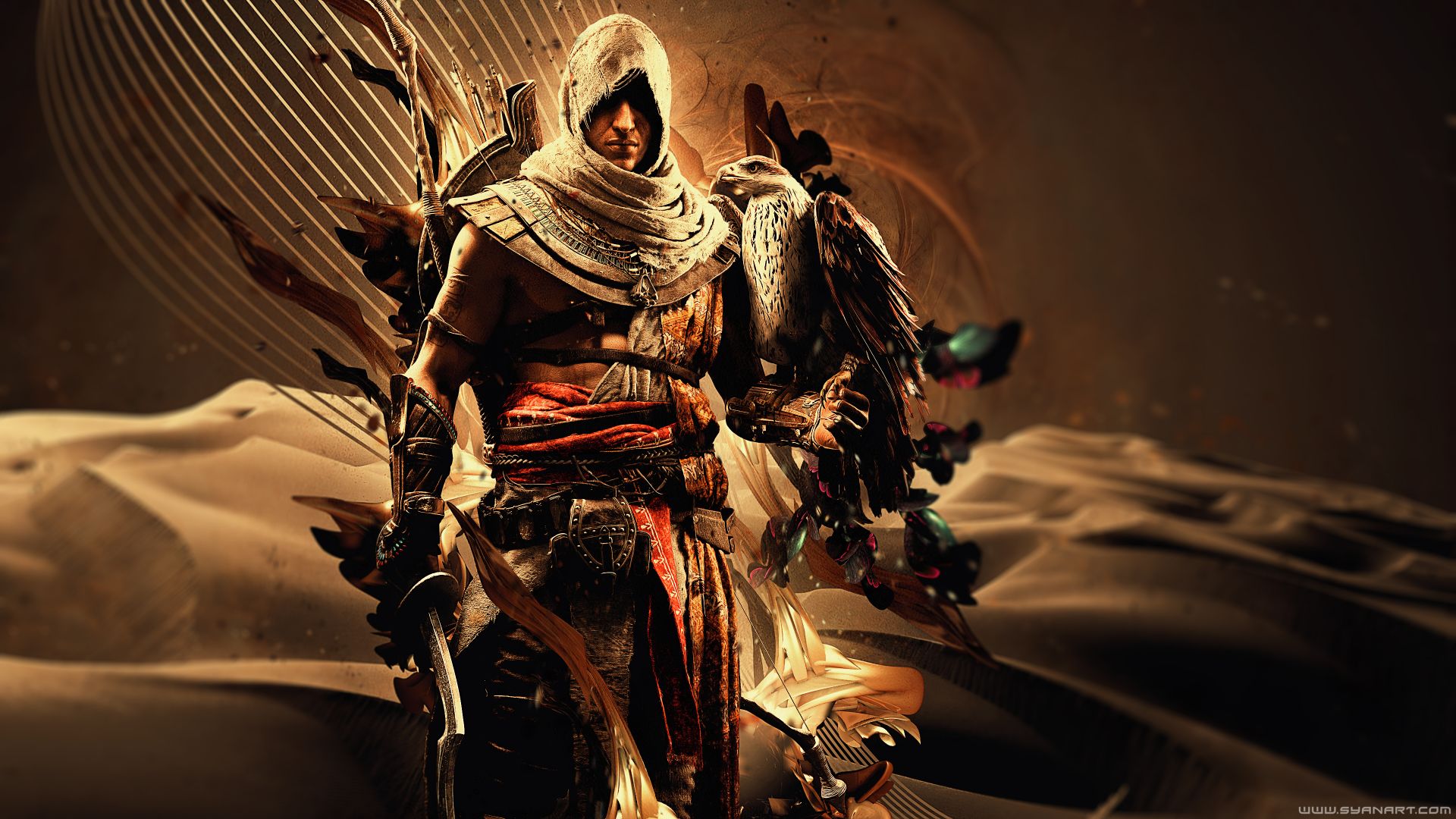 Wallpaper Assassin's creed, warrior, video game, 4k