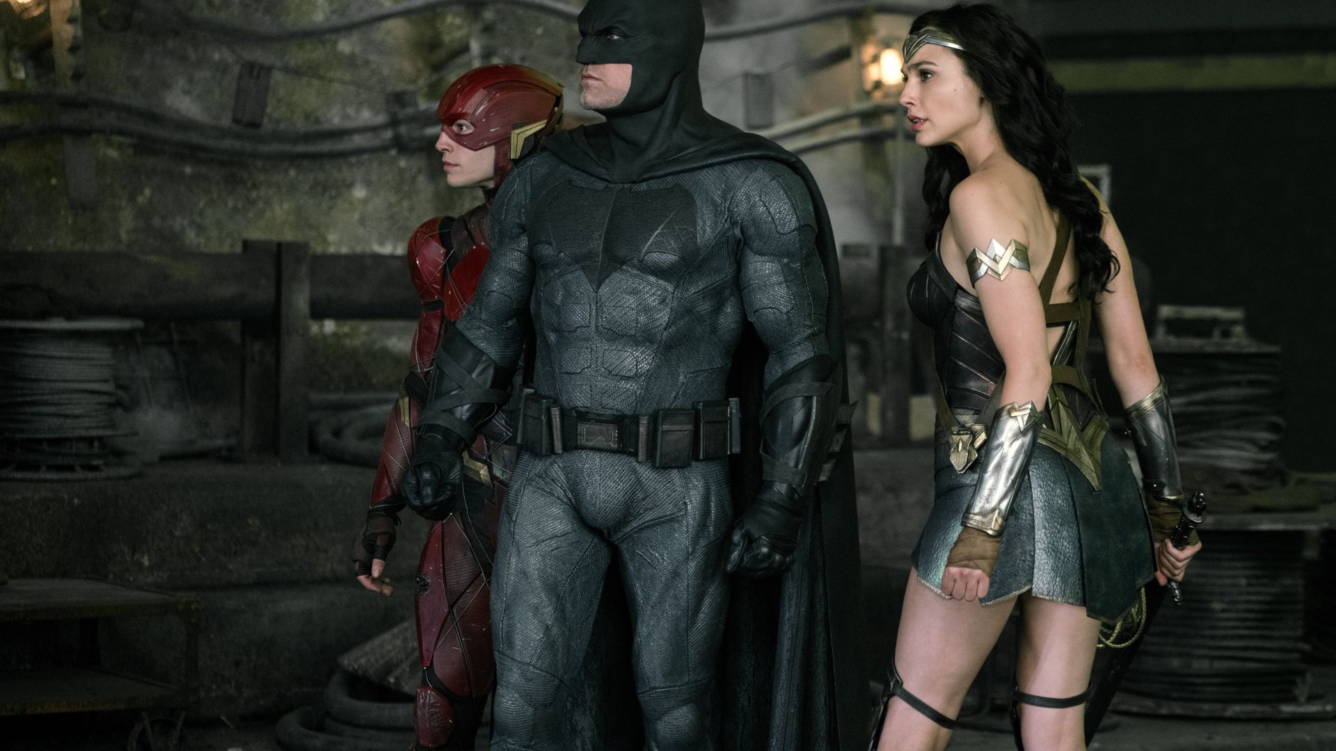Wallpaper Justice League, wonder woman, The flash, batman, superhero, movie
