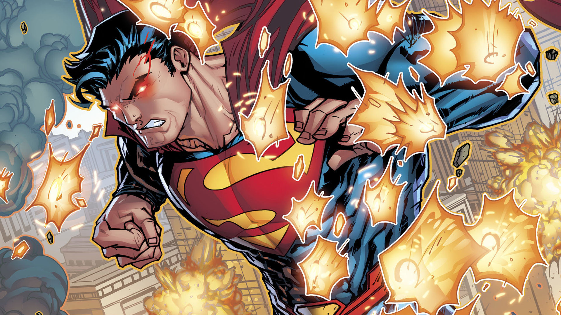 Wallpaper Angry man, superman, comics