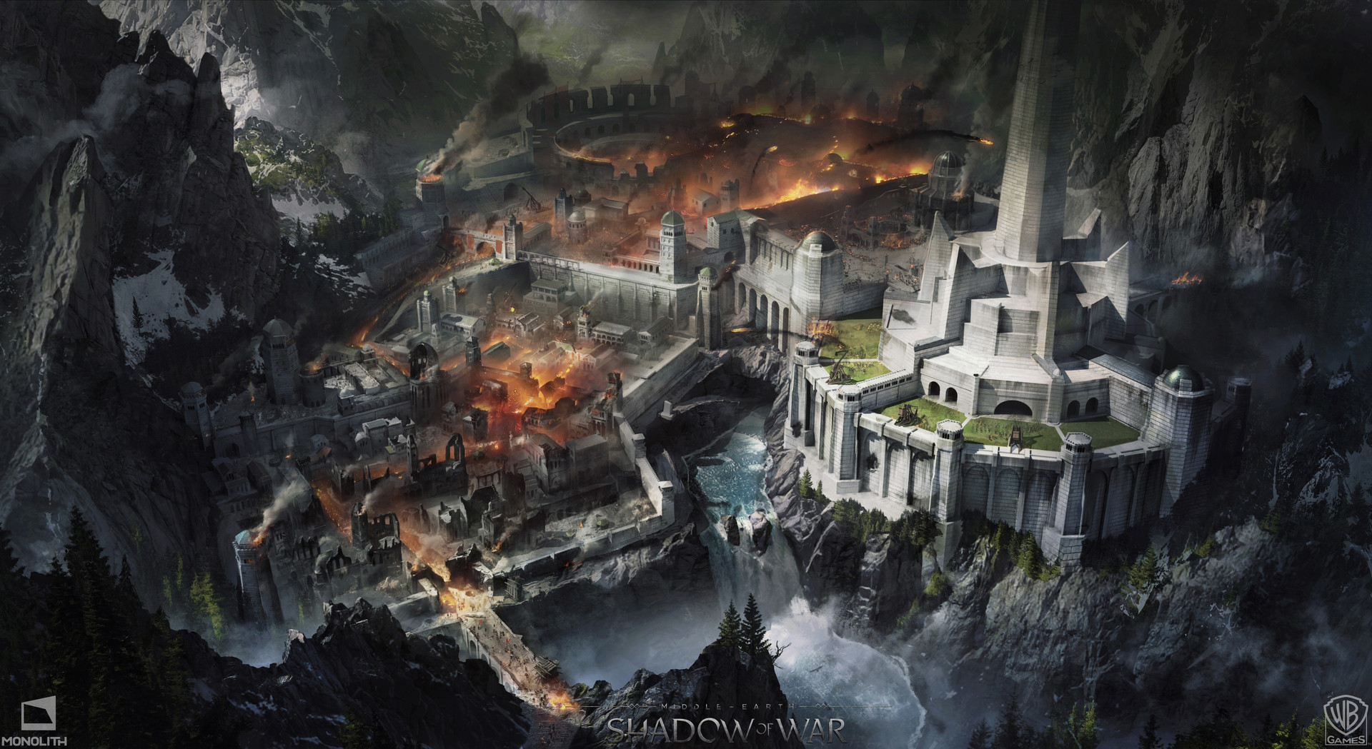 Wallpaper Castle, Middle-earth: Shadow of War