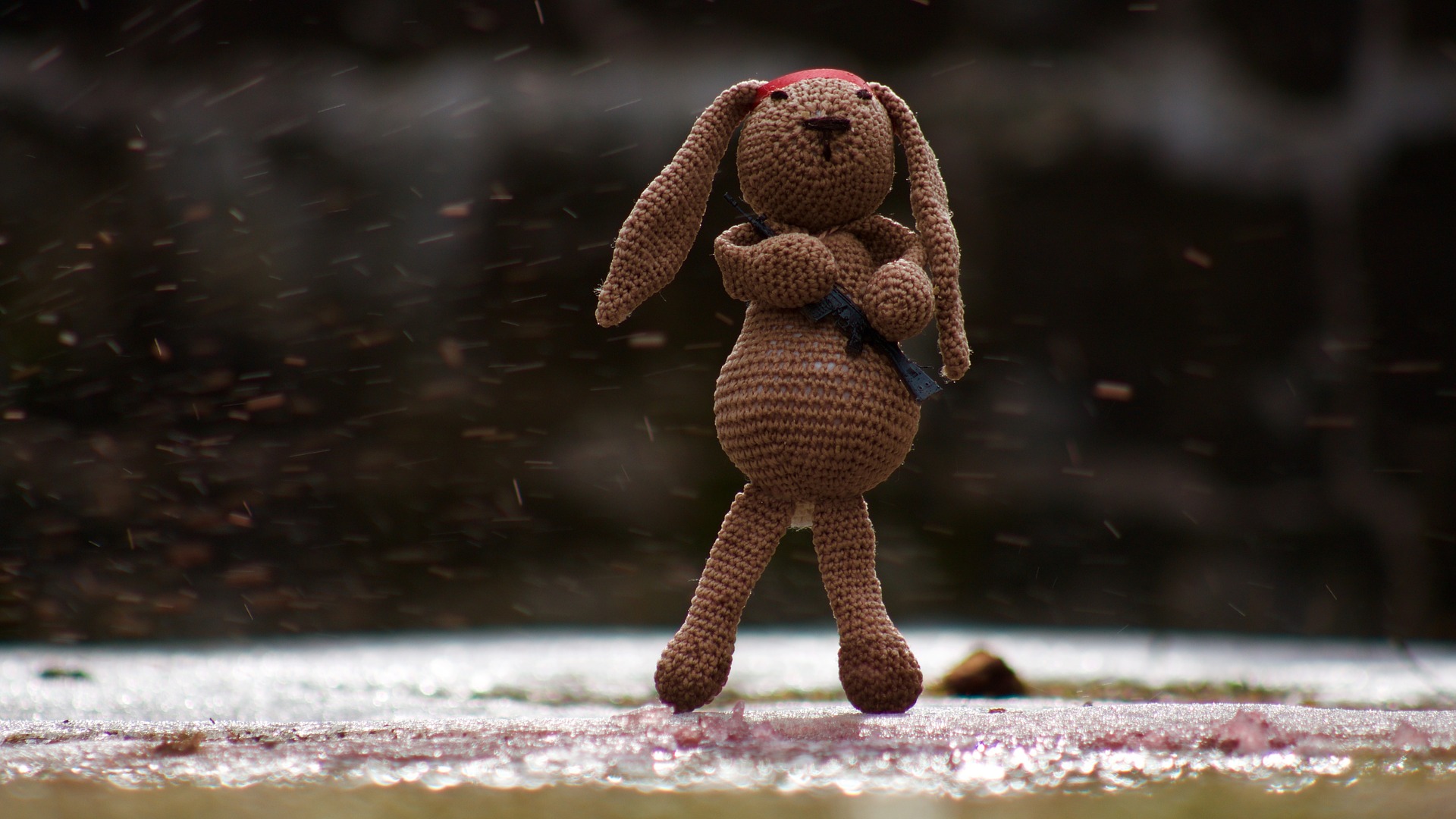 Wallpaper Hare, stuffed toy