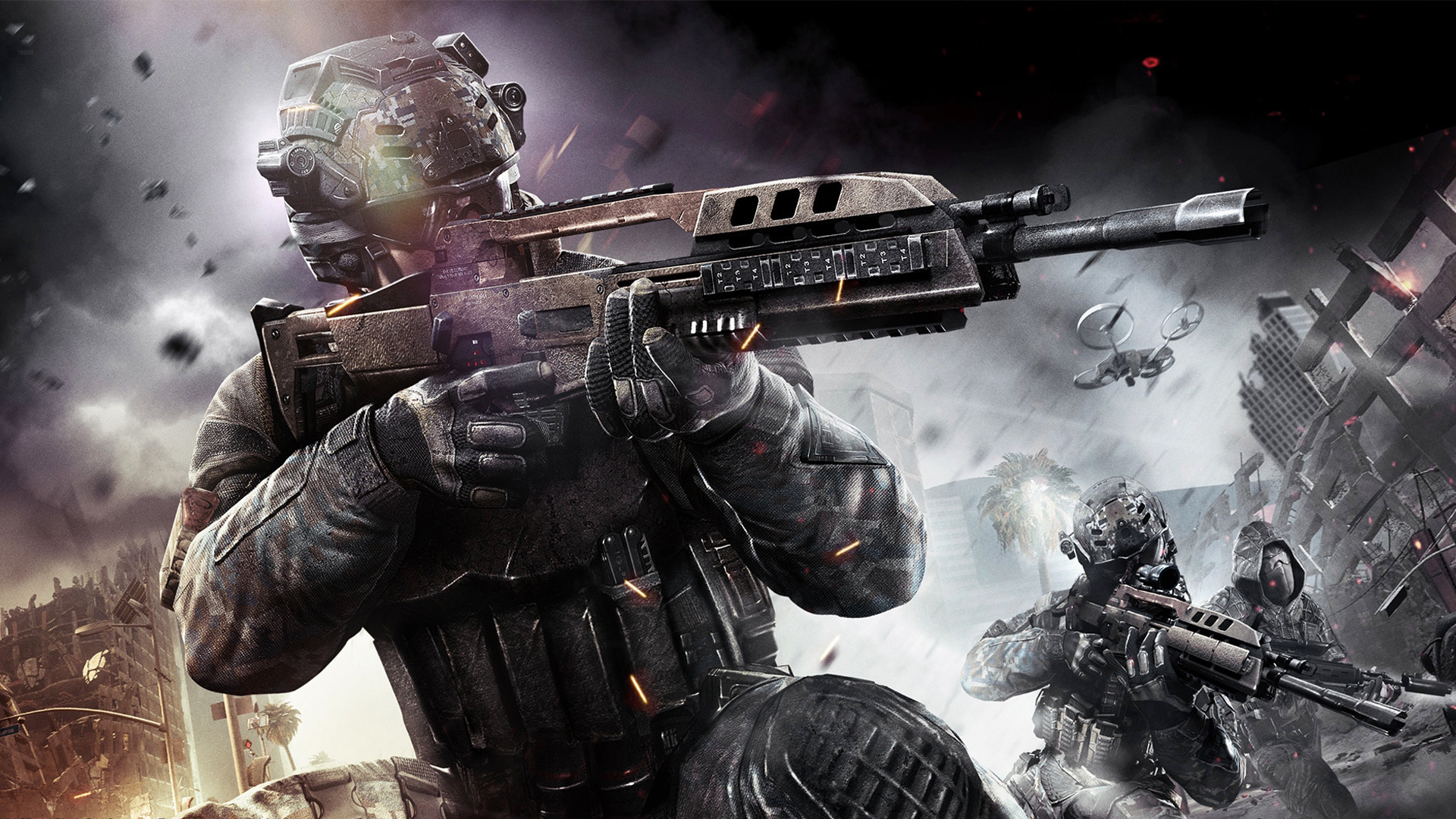 Wallpaper Call of Duty: Black Ops, soldier, video game