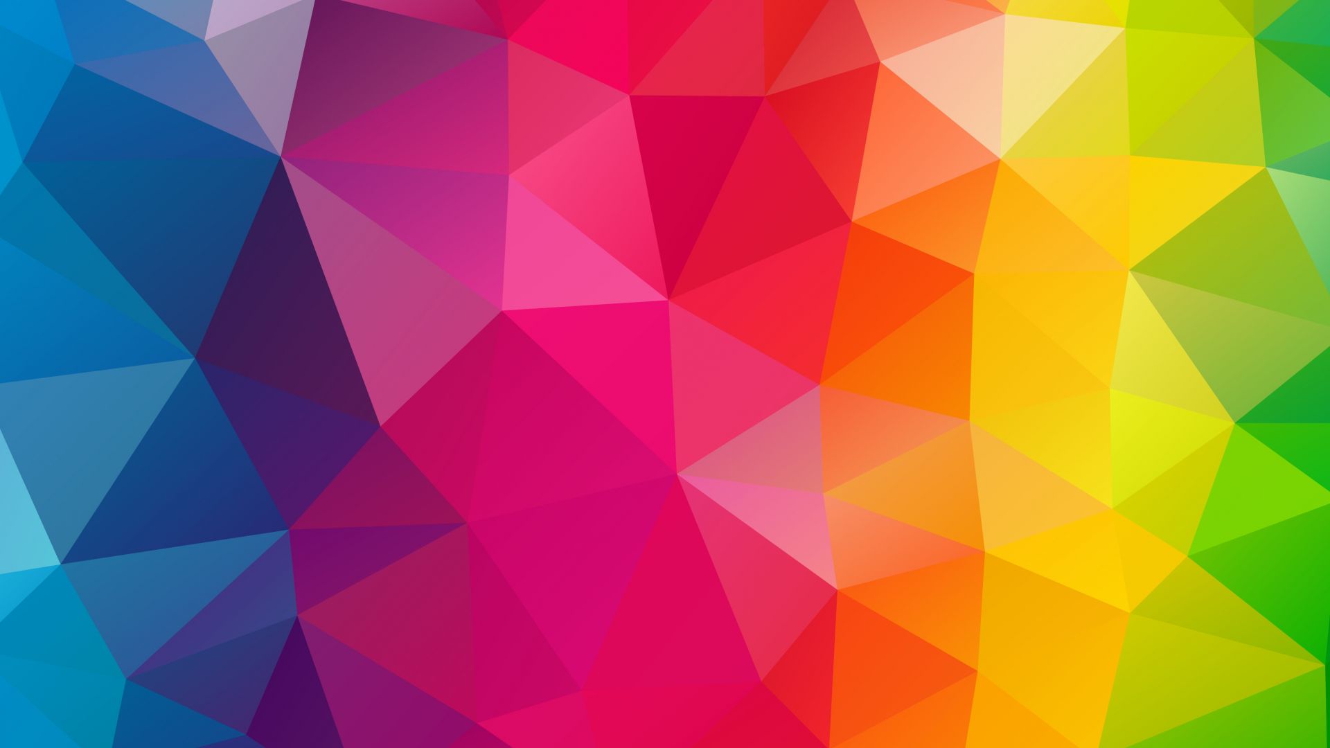 Wallpaper Colorful shapes, abstract, triangles, 4k