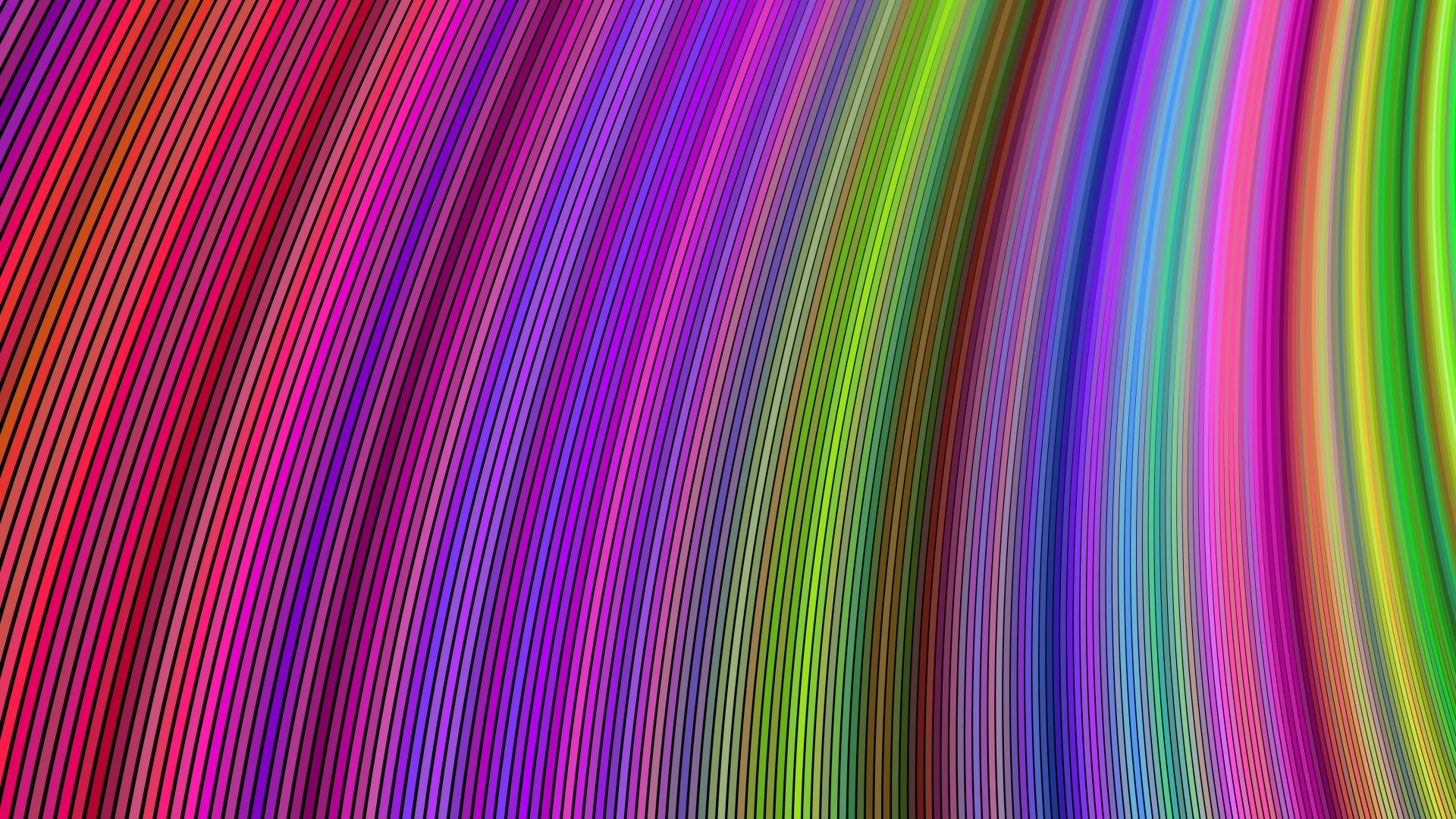 Wallpaper Colorful lines, abstract, digital art
