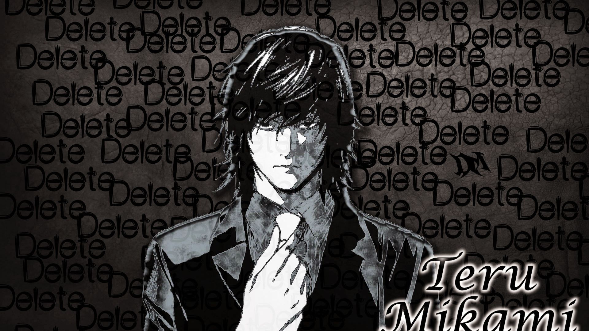 Wallpaper Death Note, Teru Mikami, anime boy