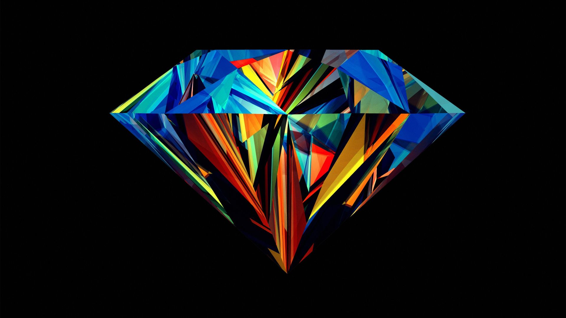 Wallpaper Diamond geometry art