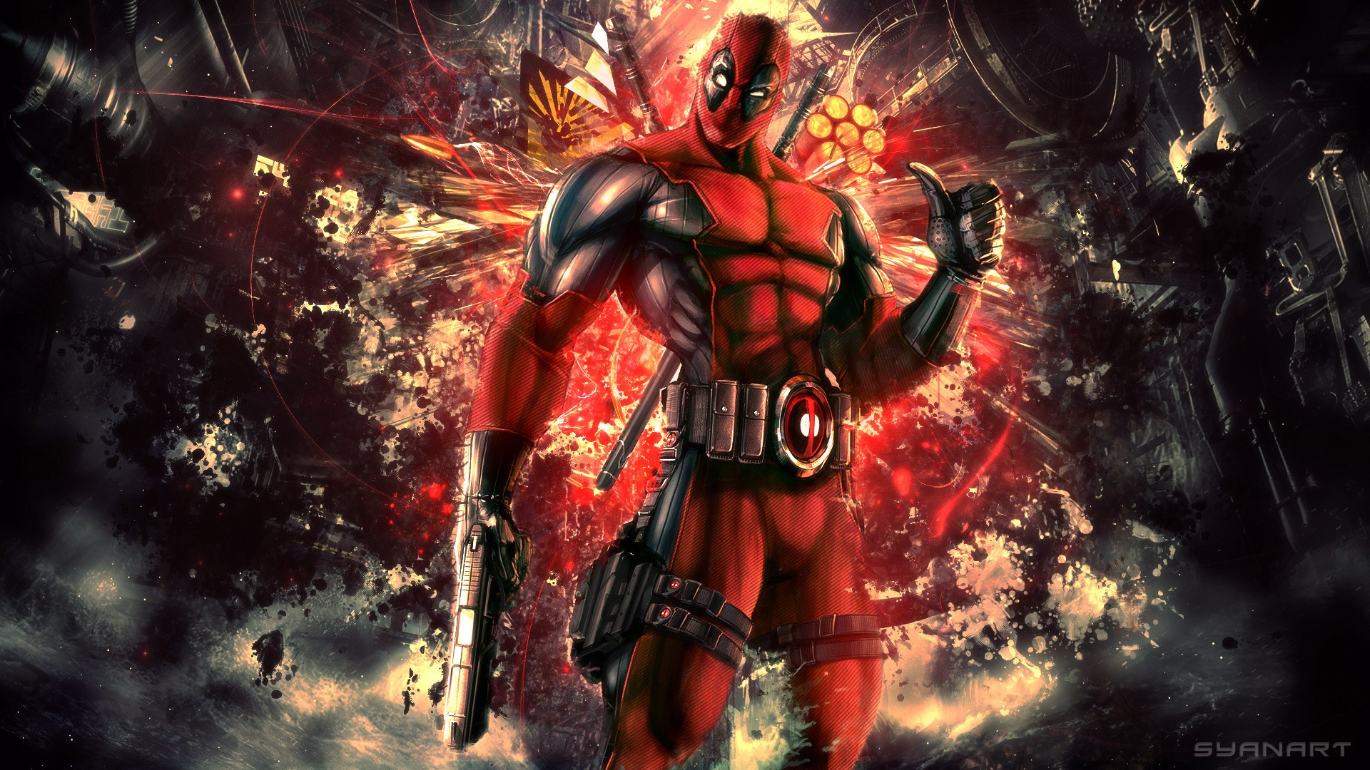 Wallpaper Deadpool, superhero, marvel