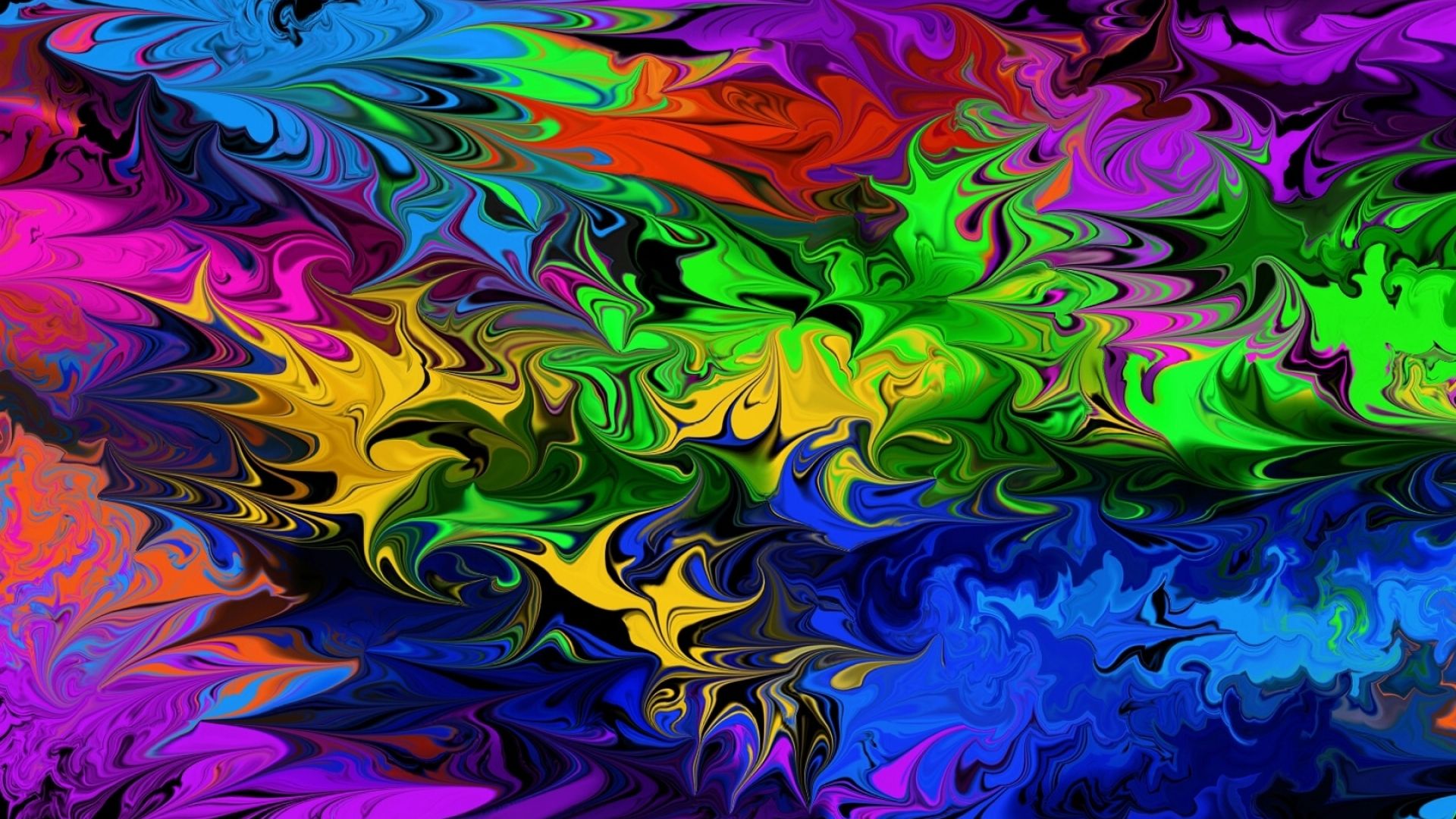 Wallpaper Colorful glitch artwork wallpaper