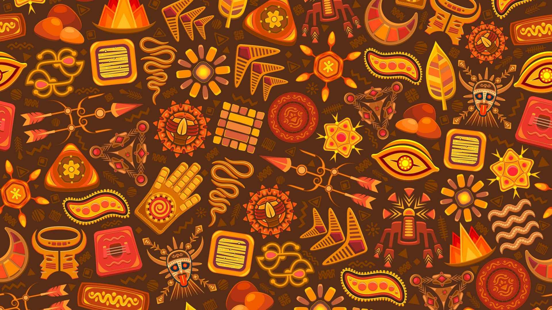 Wallpaper Pattern, background, ethnic tribal