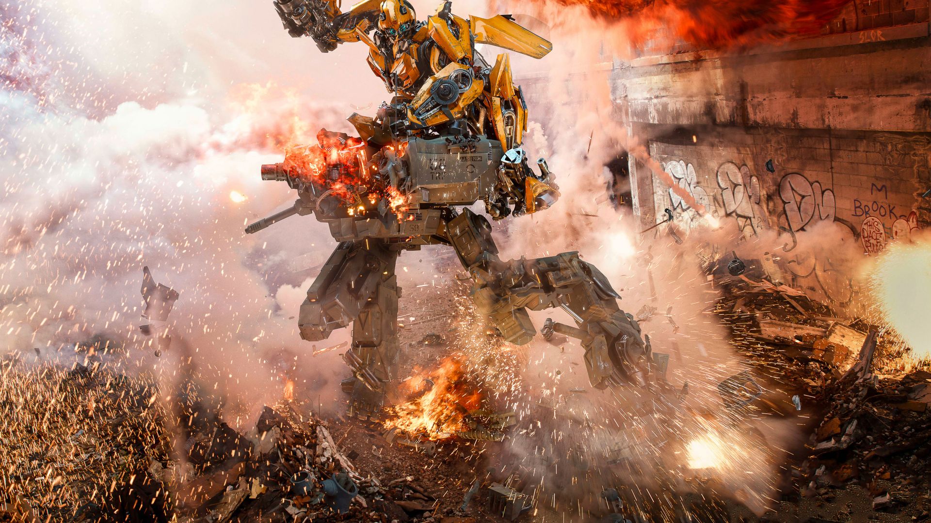 Wallpaper Bumblebee, robots, Transformers The Last Knight, 5k